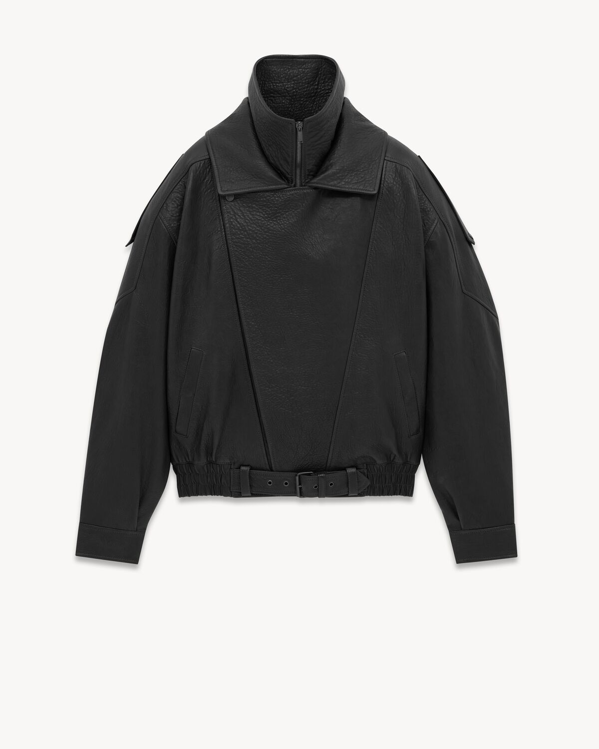 bomber jacket in lambskin