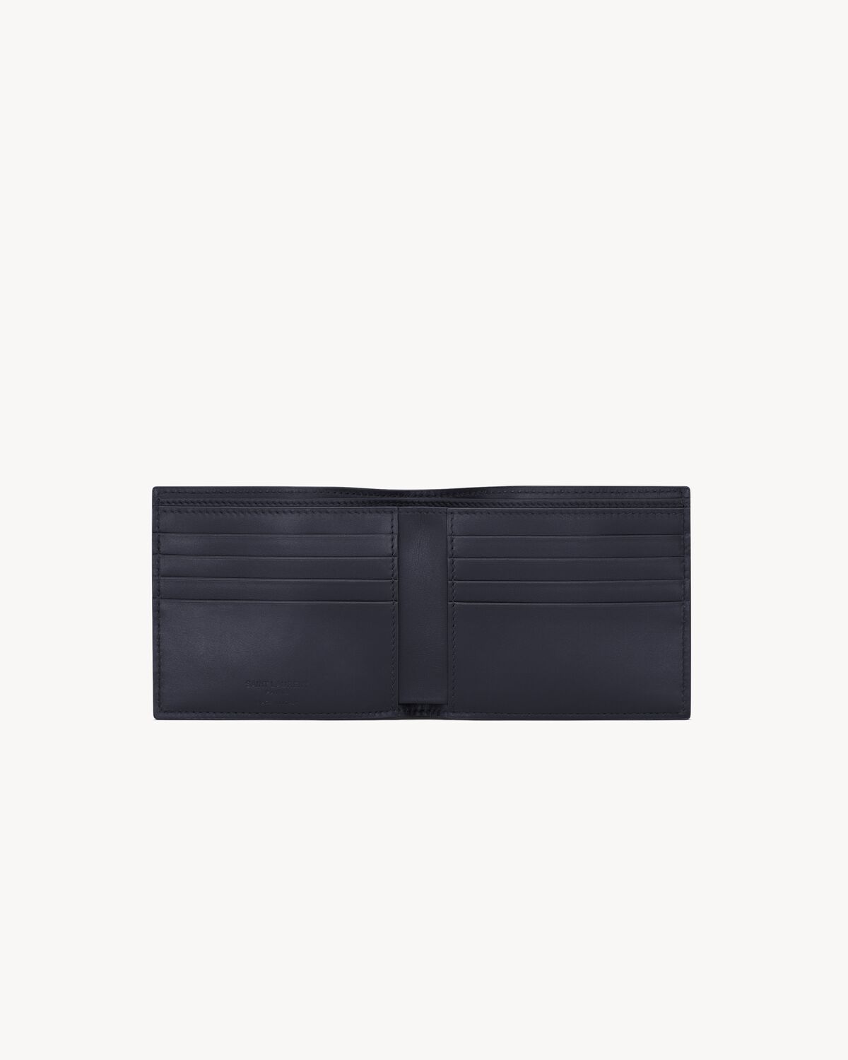 saint laurent paris east/west wallet in smooth leather
