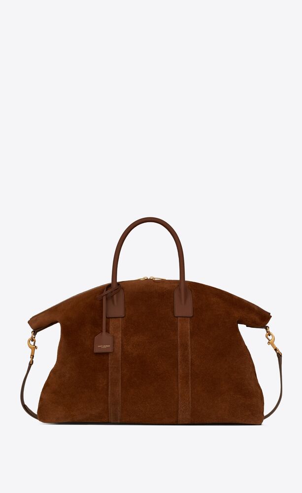 borsa giant bowling in suede