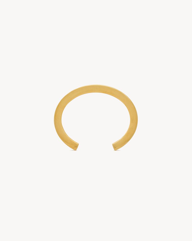 CURVED CUFF BRACELET IN METAL