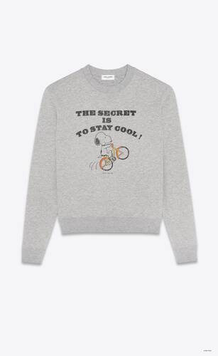 sweatshirt "saint laurent snoopy"