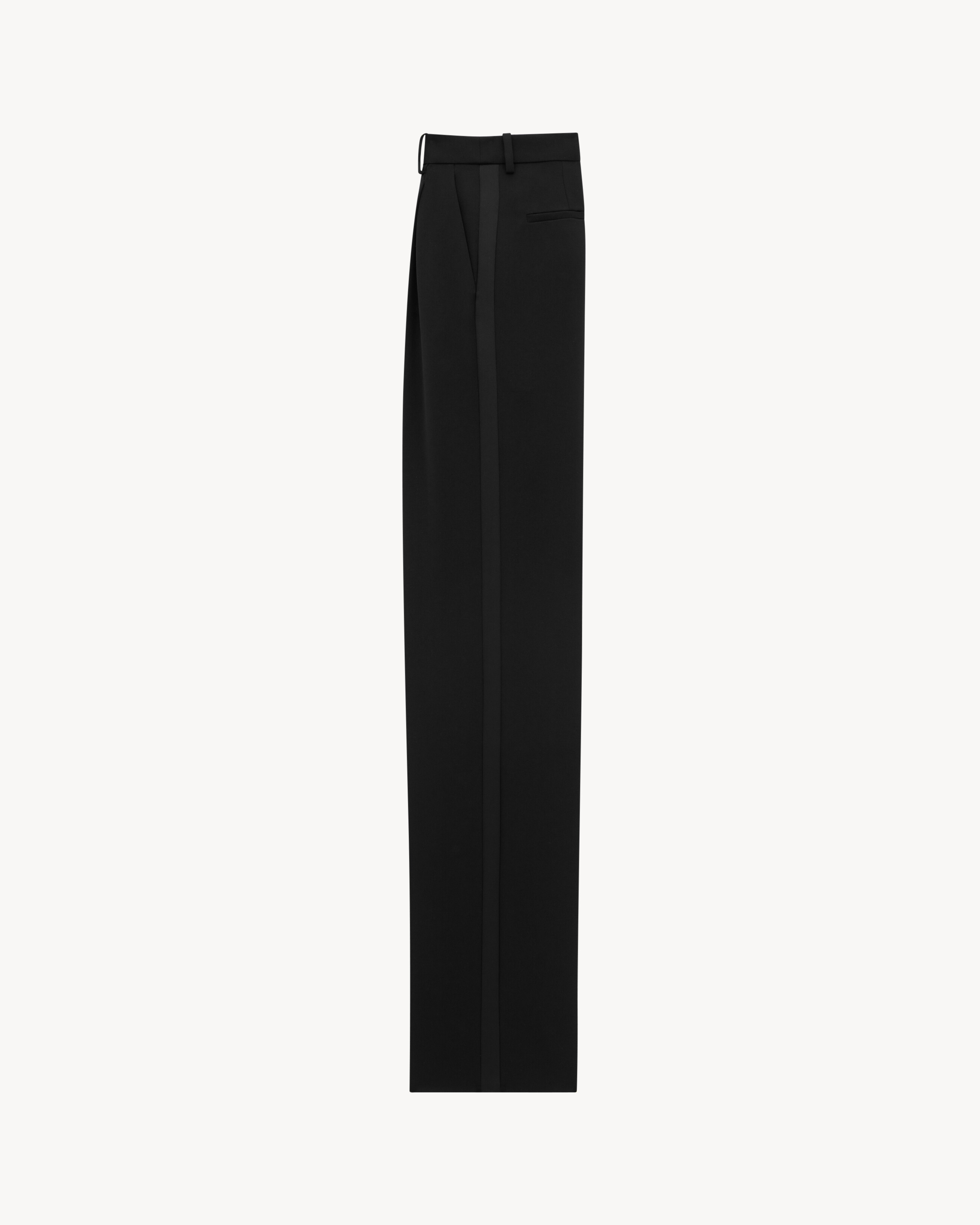 tuxedo pants in grain de poudre
