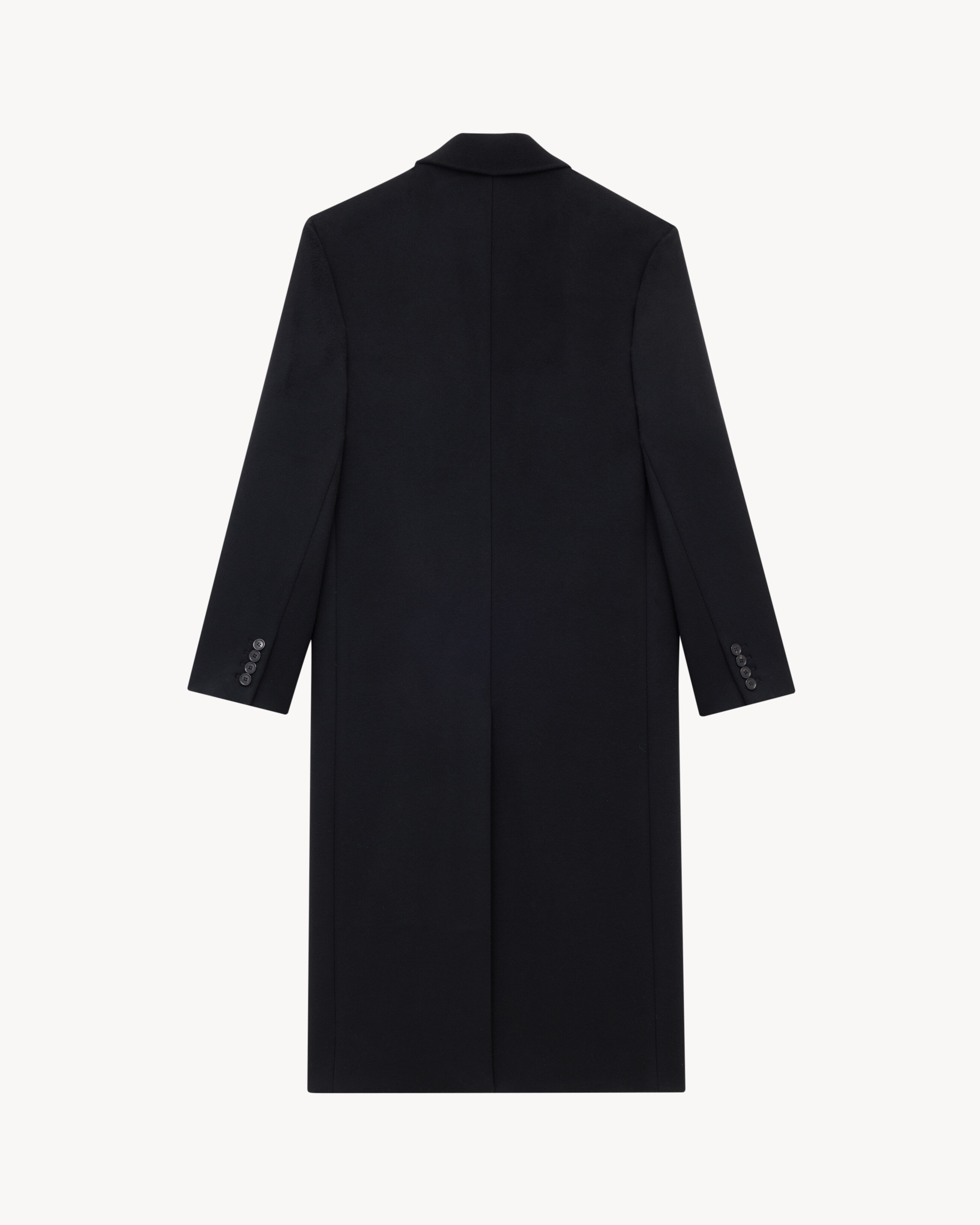 long coat in wool