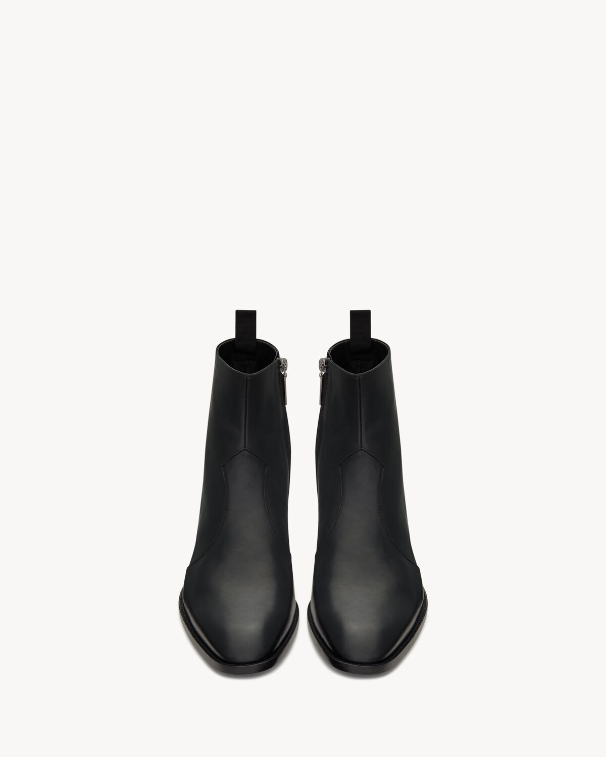 WYATT boots en cuir lisse