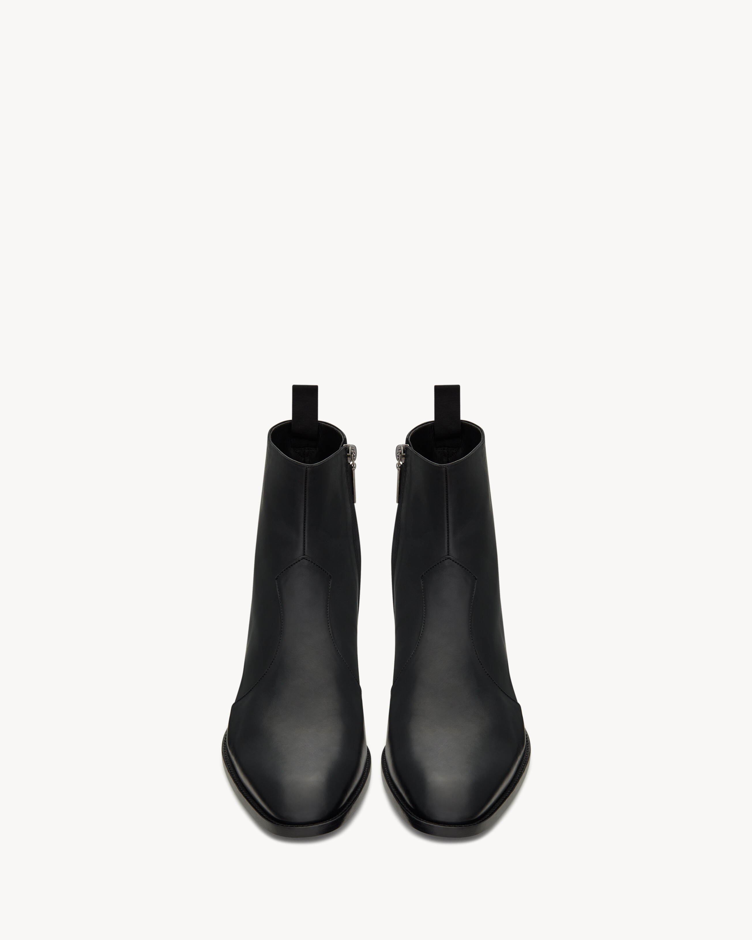 WYATT boots in smooth leather