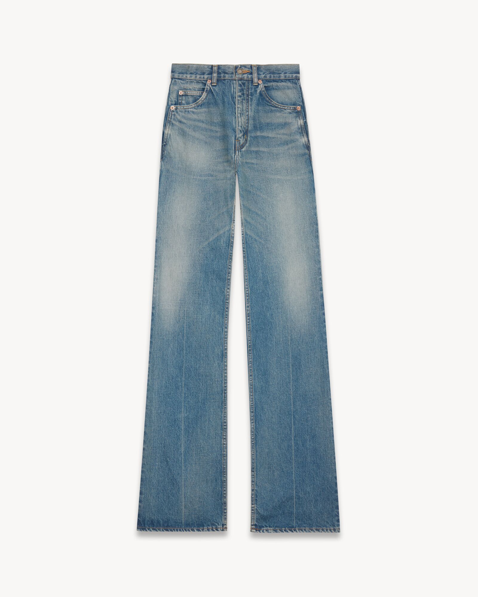 70 S JEANS IN BLUE VINTAGE DENIM Saint Laurent YSL 70-s-jeans-in-blue-vintage-denim-saint-laurent-ysl