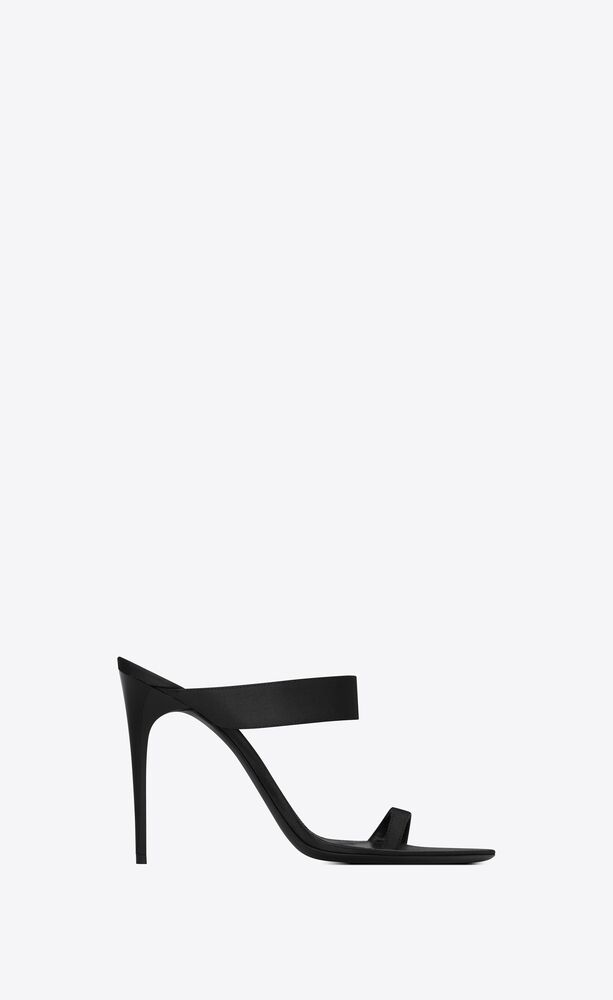 Martha mules in silk satin