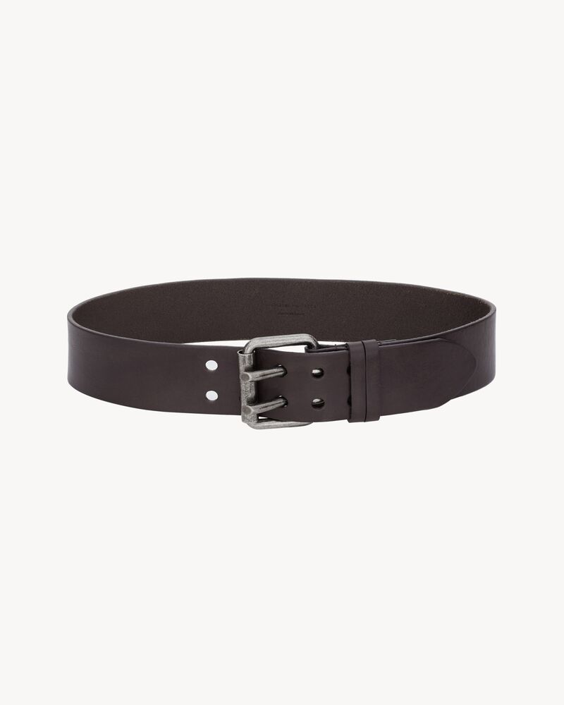 MOTORCYCLE belt in leather