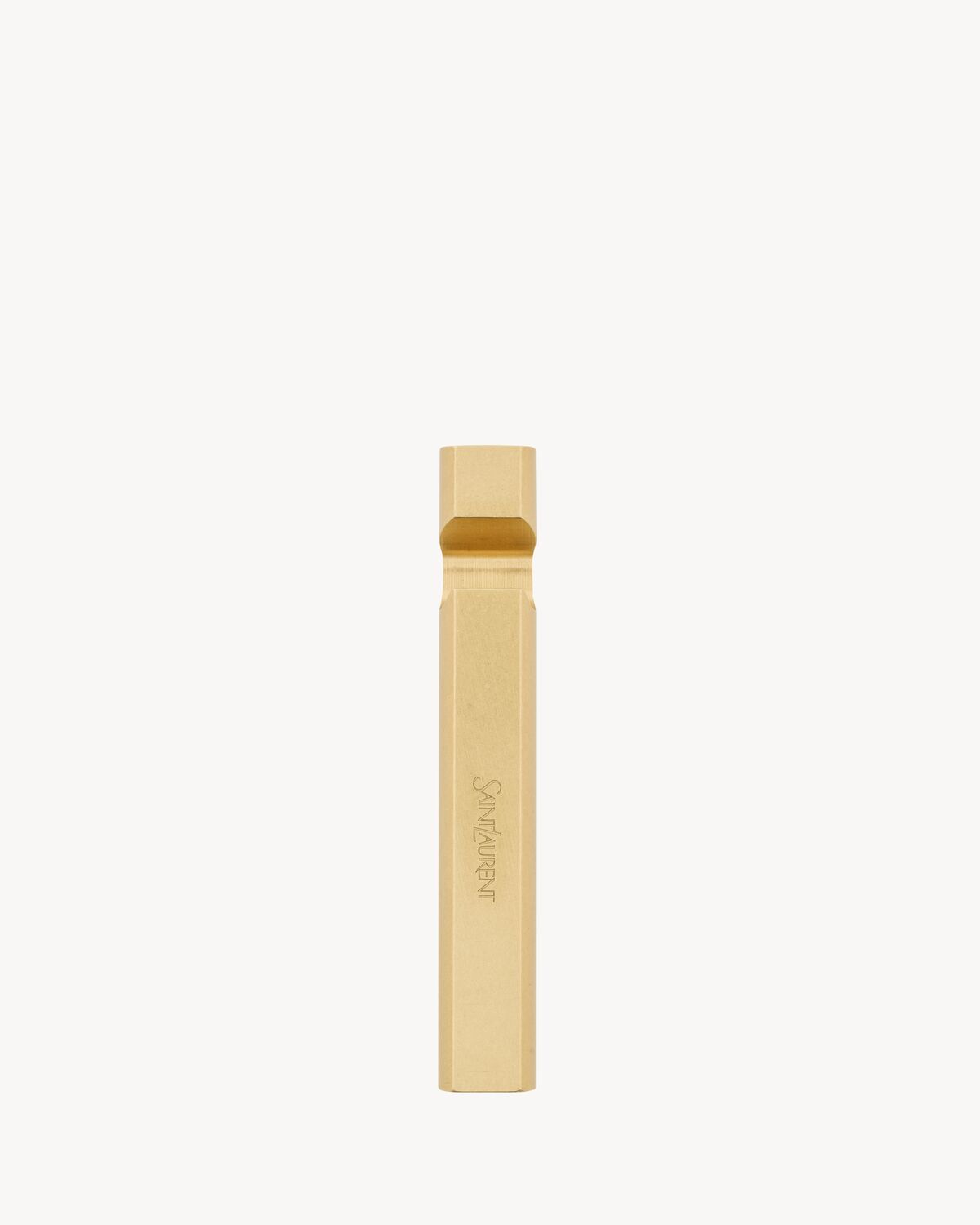 saint laurent bottle opener in brass