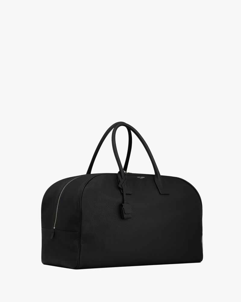 GRAND sac BOWLING duffle en cuir grainé