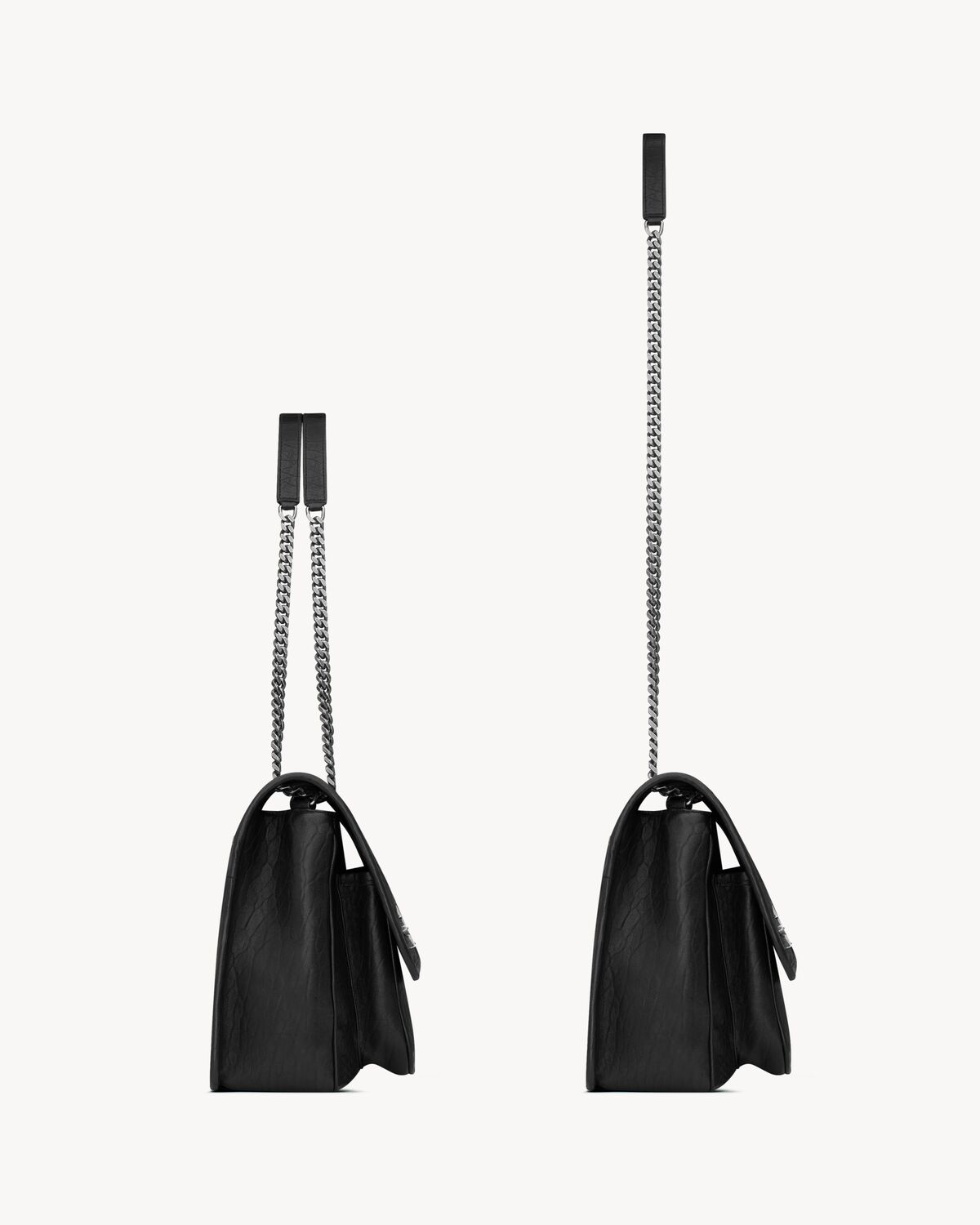 생로랑 그레인드 양가죽 니키 라지 숄더백 803777AACIA1000