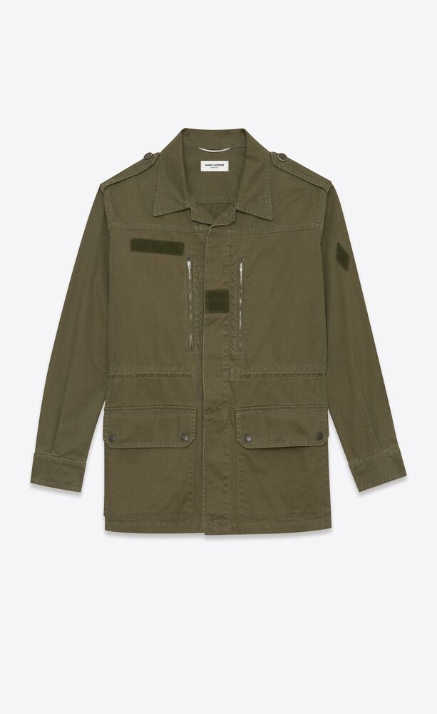 ysl military jacket