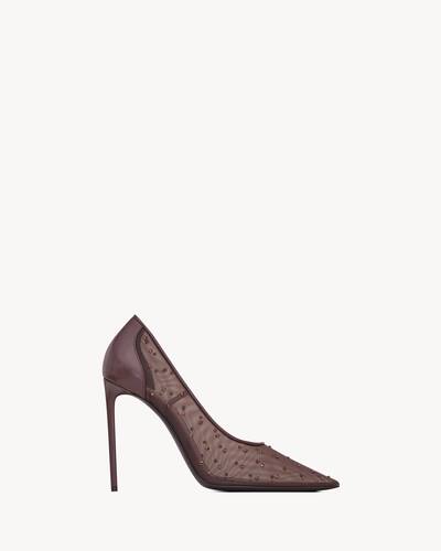 anja pumps in rhinestone mesh