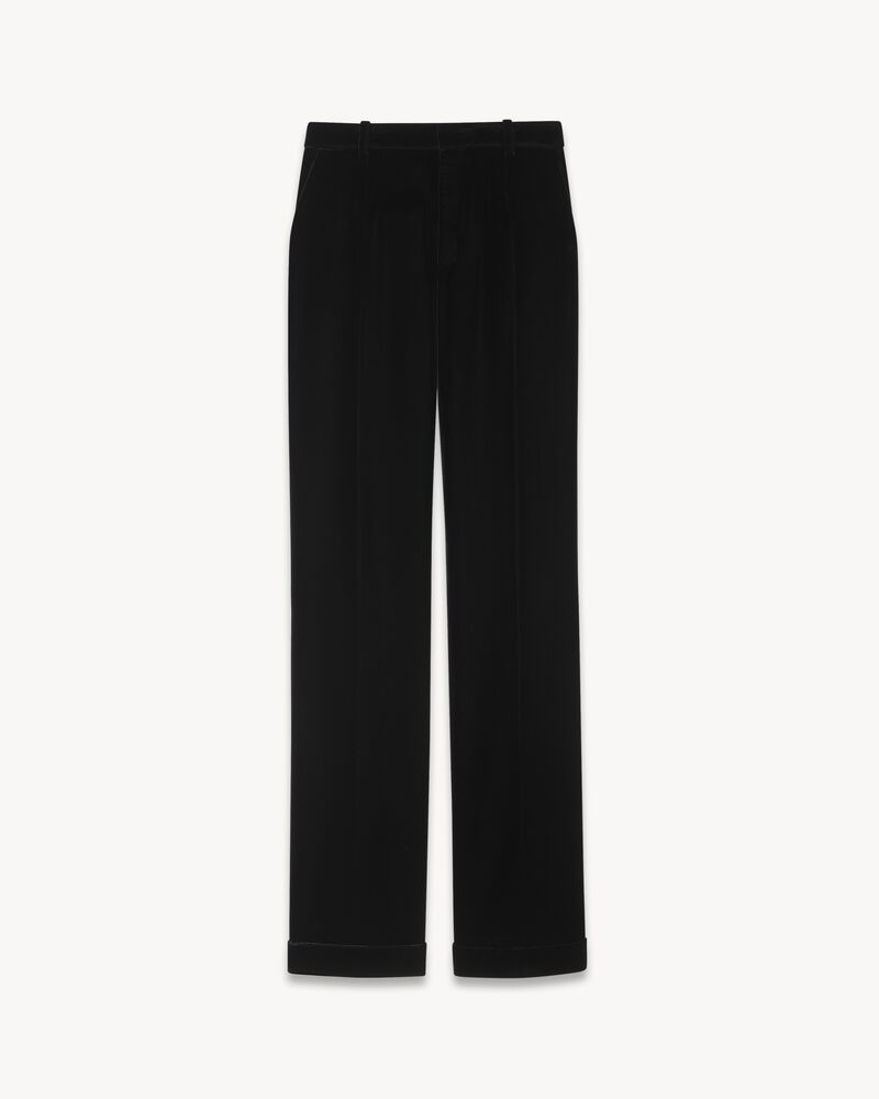 Tailored Pants in Velvet