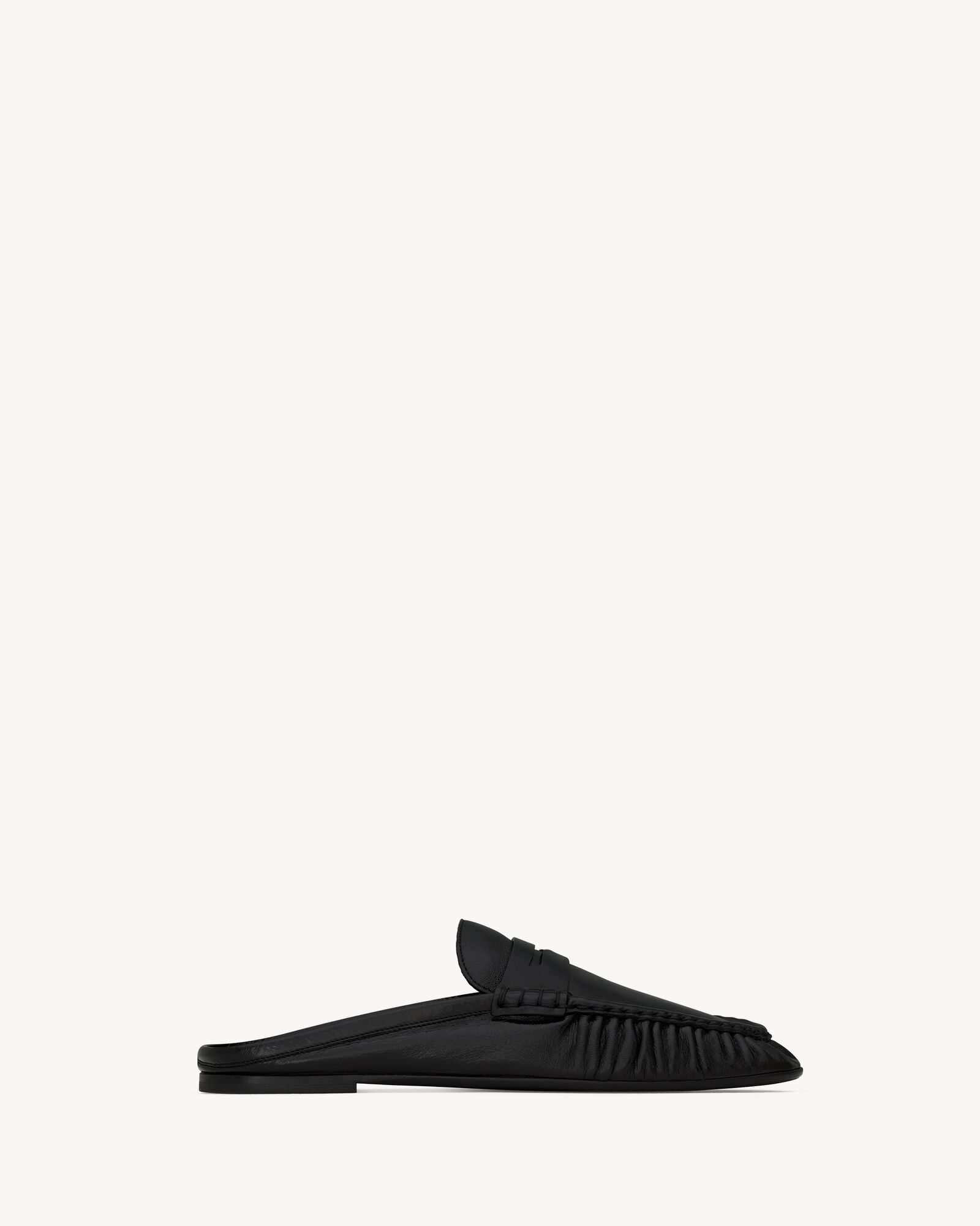 YSL 2025 High-top Loafer Dark Burgundy Calfskin 569416