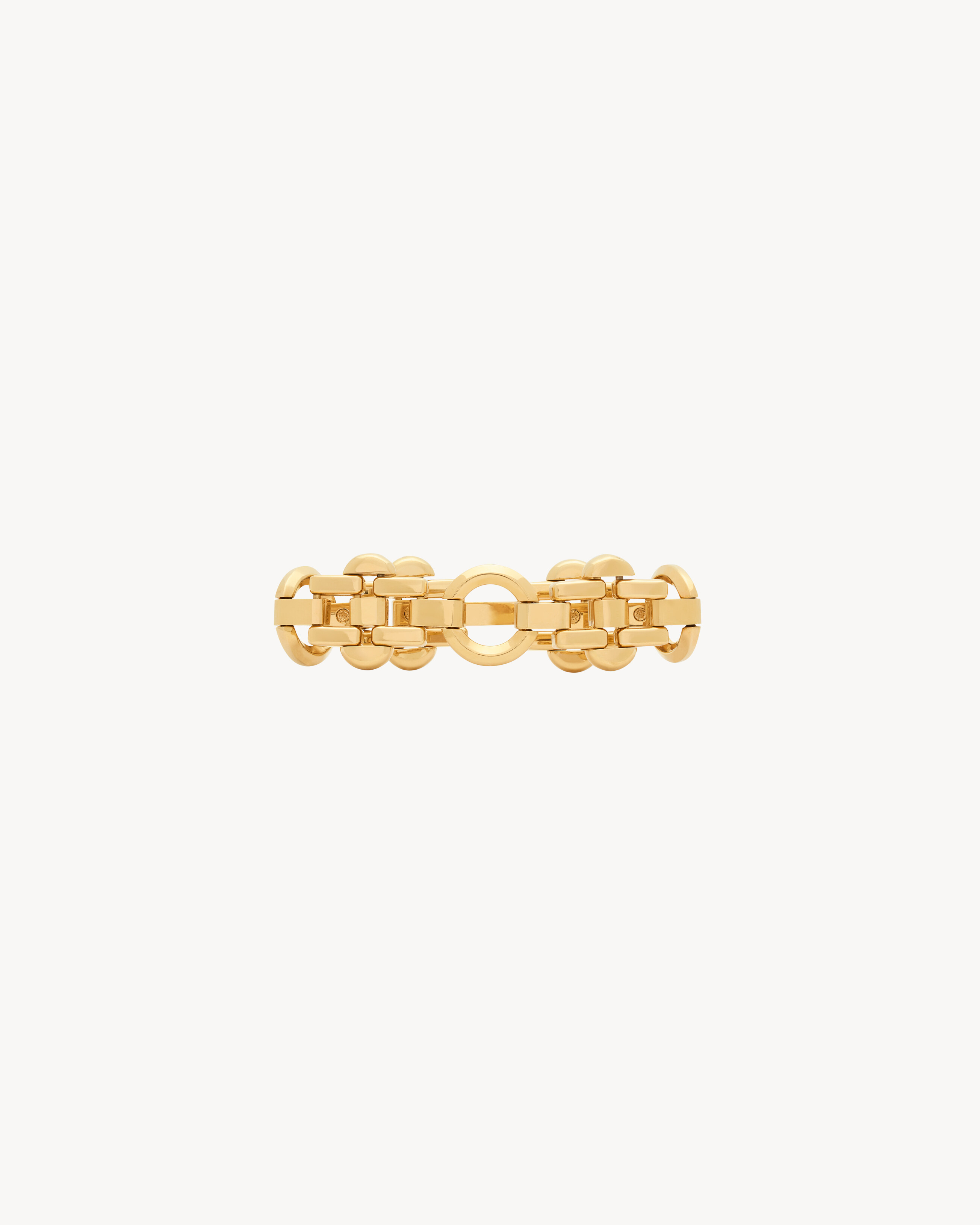 BRACCIALE A CATENA CON ARABESCO IN METALLO