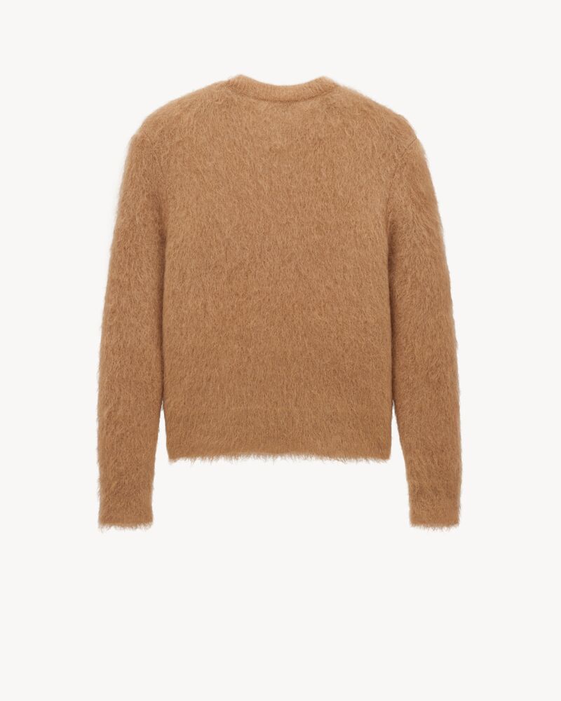 Pullover aus gebürstetem Strick