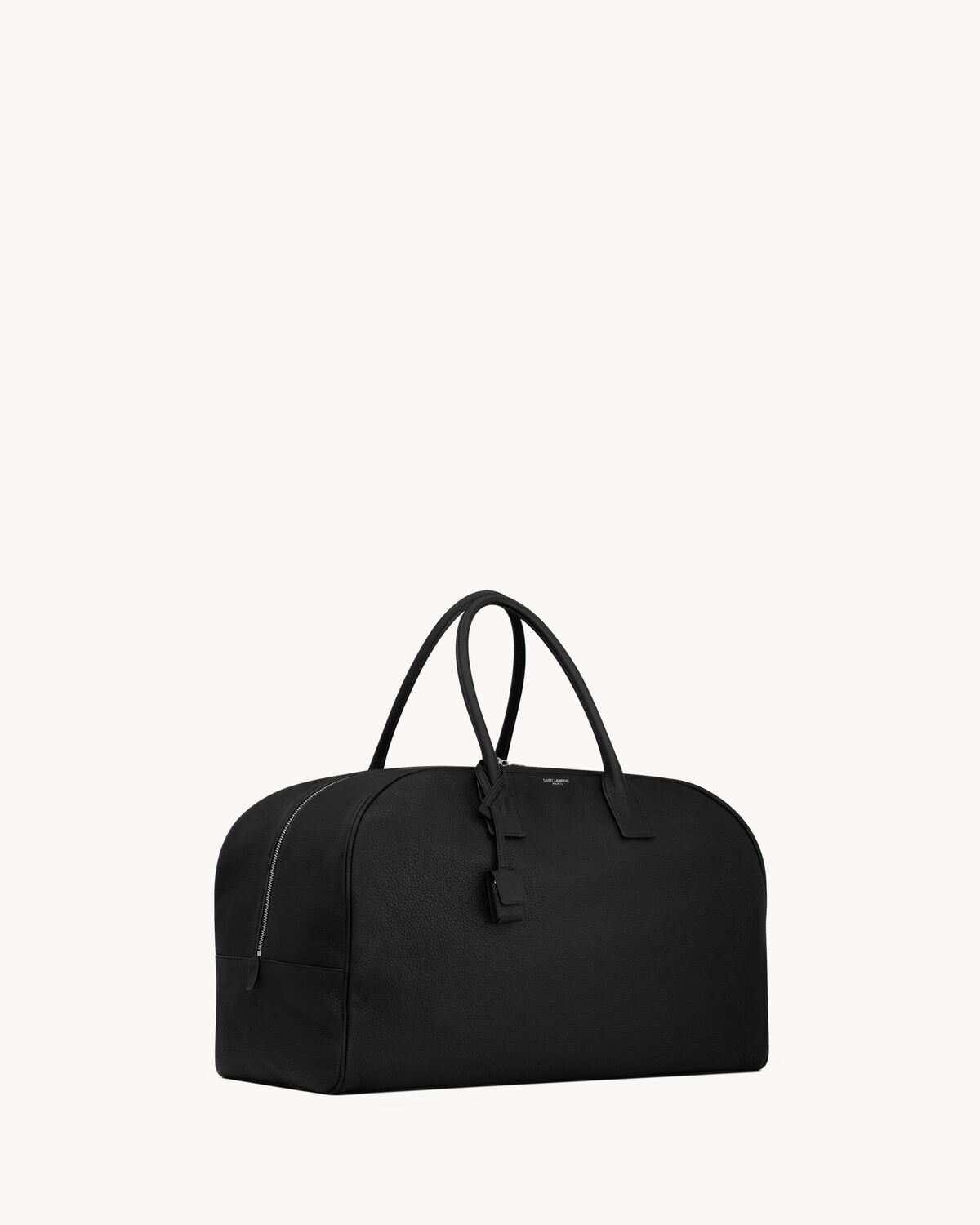 sac bowling duffle en cuir grainé