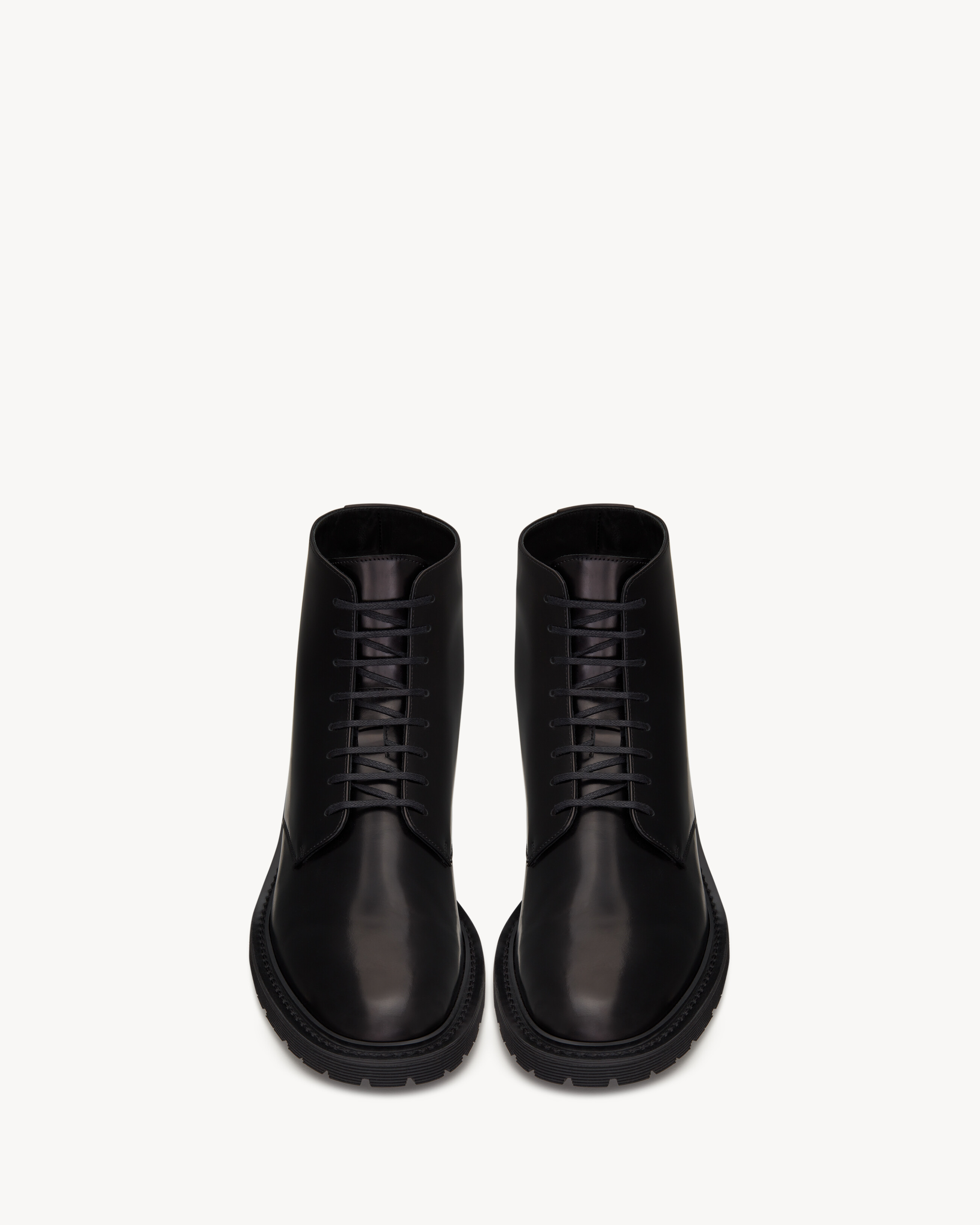 ARMY boots in smooth leather