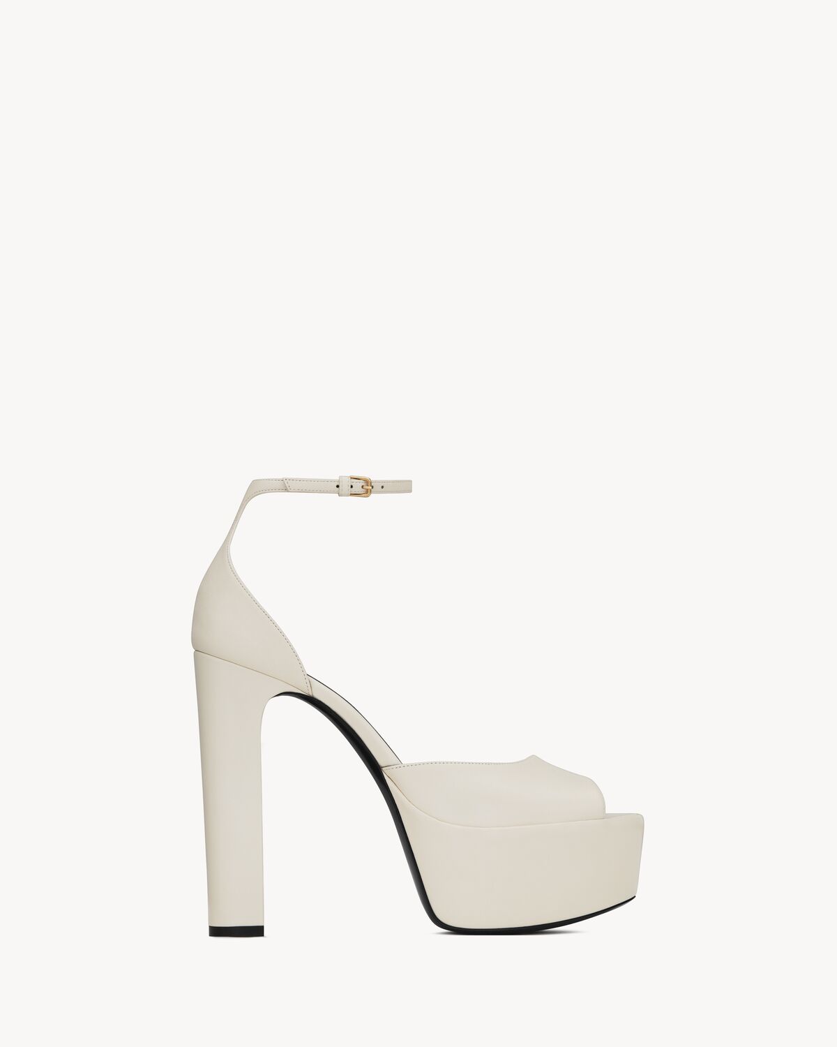 JODIE platform sandals in smooth leather | Saint Laurent | YSL.com