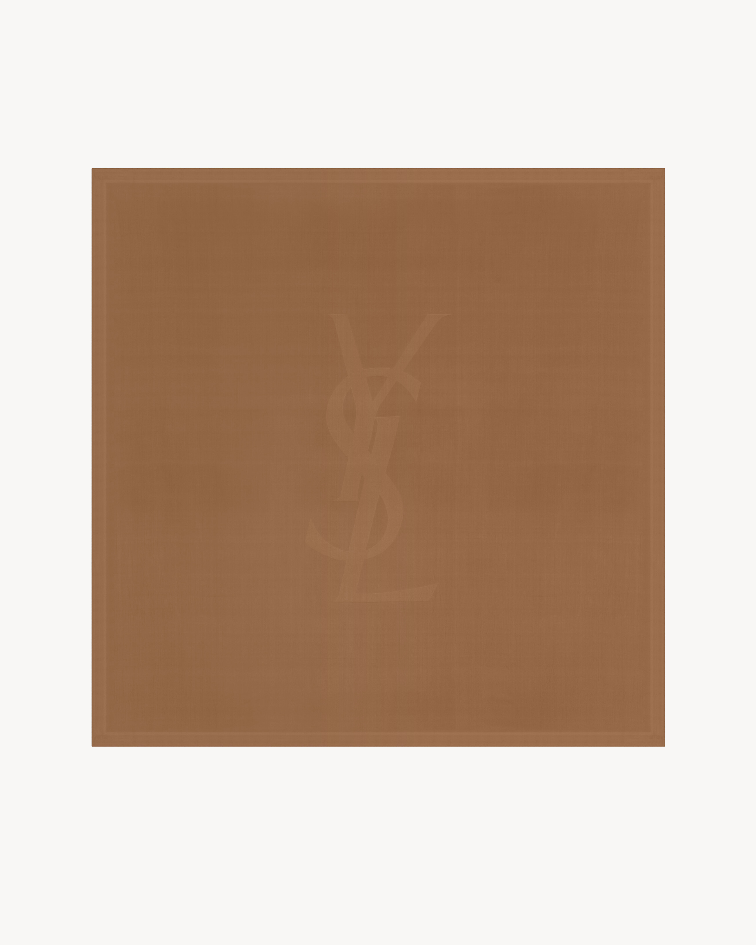 CASSANDRE square scarf in silk charmeuse