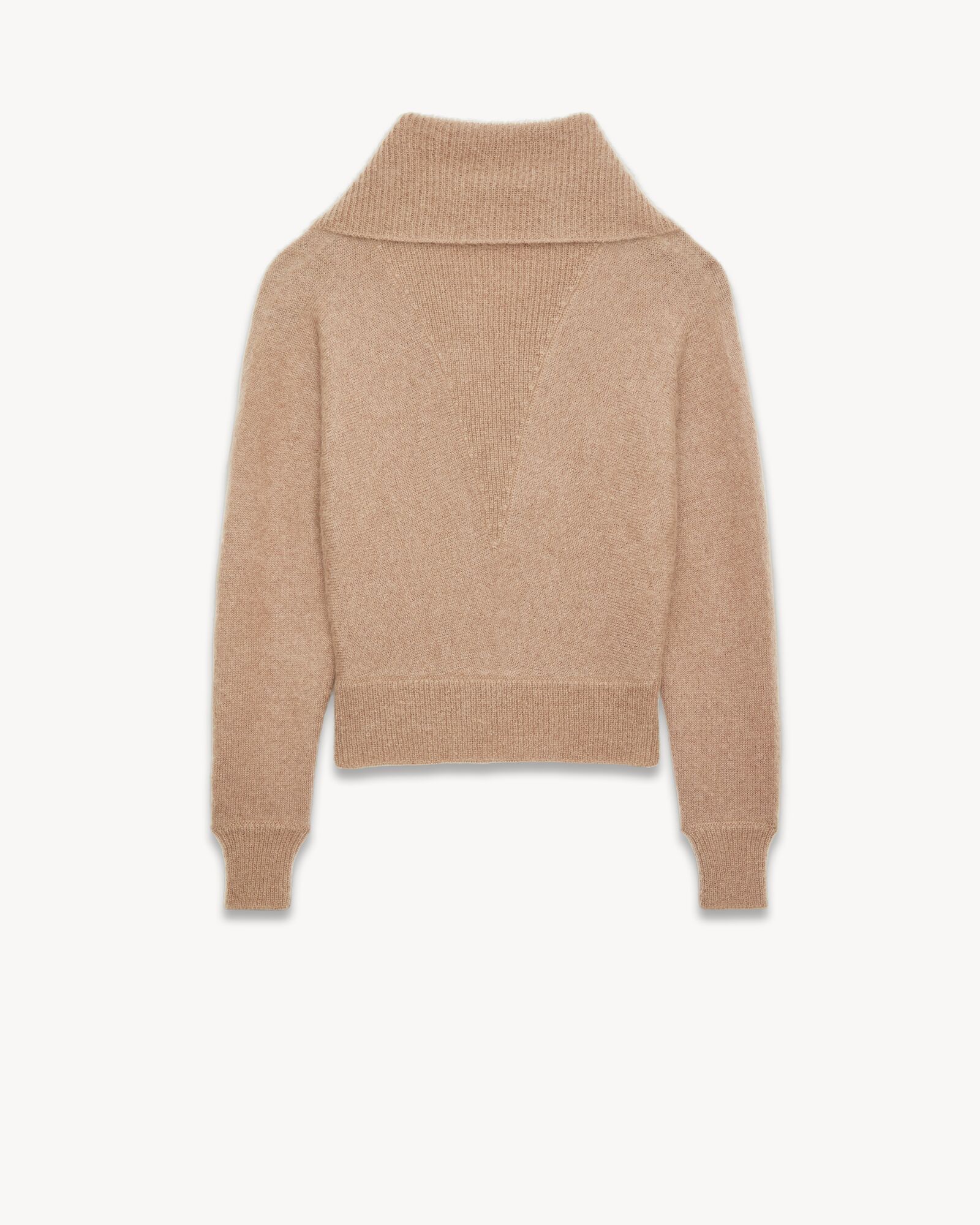 Shawl neck Sweater In Mohair Saint Laurent YSL shawl-neck-sweater-in-mohair-saint-laurent-ysl