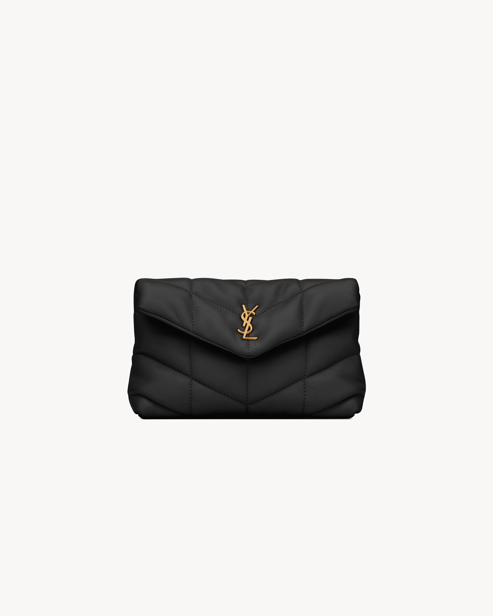 パファー スモールポーチ（キルティングナッパレザー） | Saint Laurent