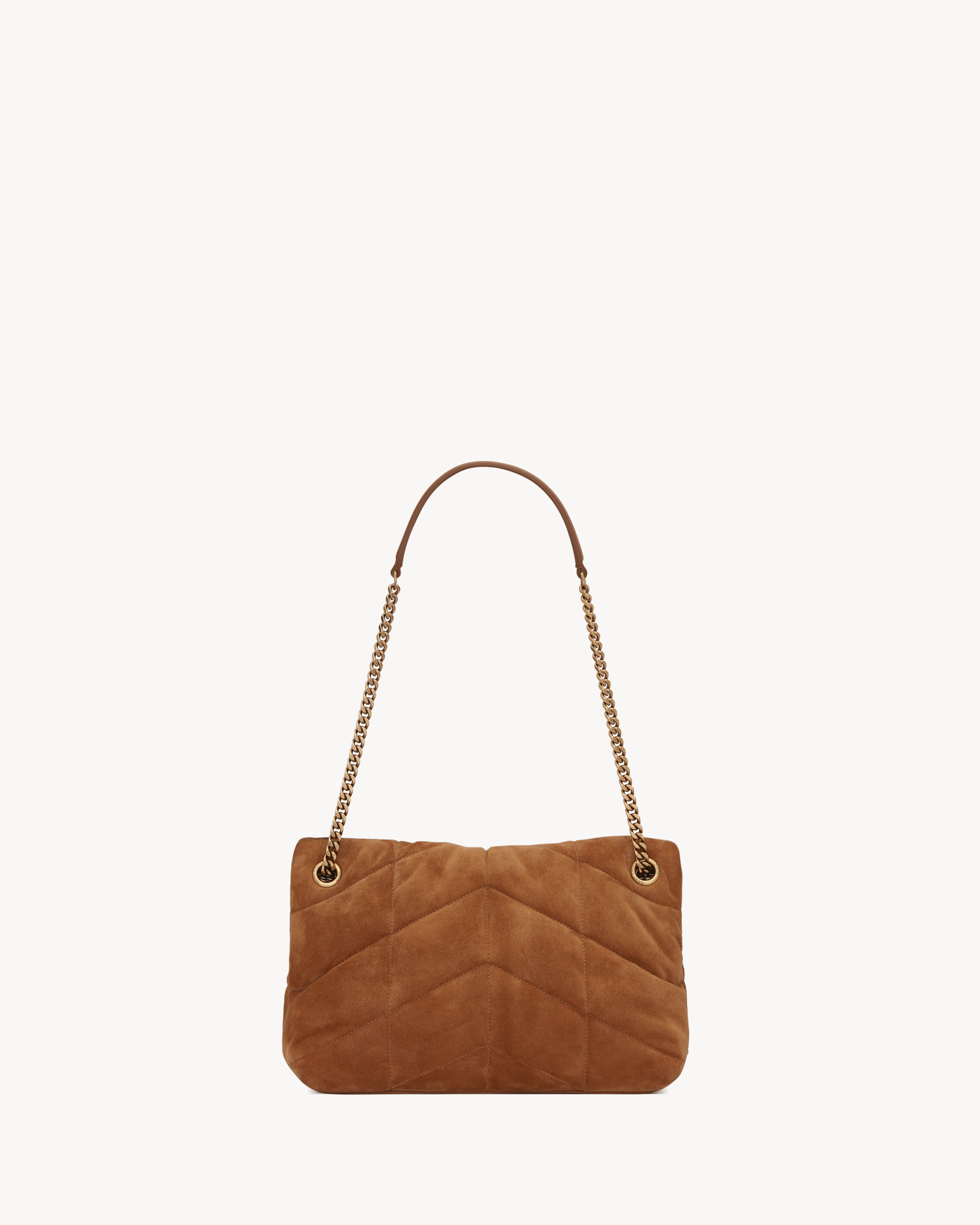PUFFER SMALL in suede | Saint Laurent | YSL.com