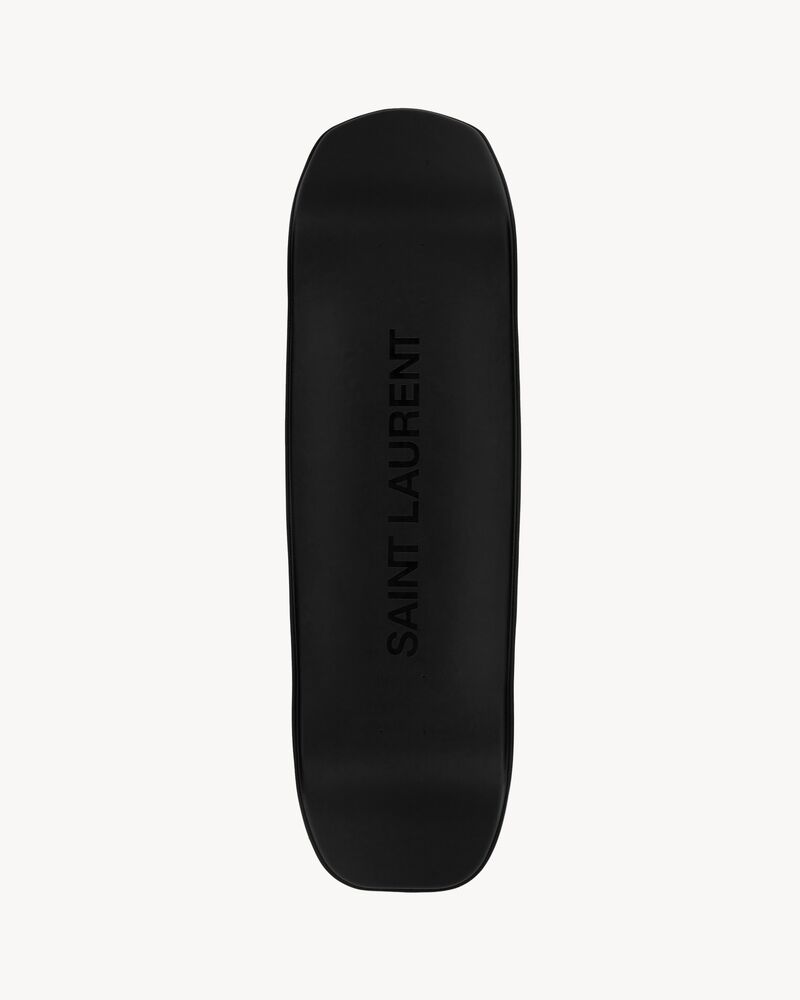 Skateboard Saint Laurent recouvert de cuir