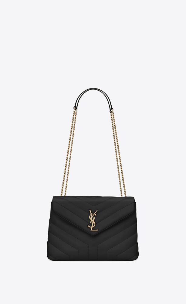 loulou small chain bag in quilted "y" leather