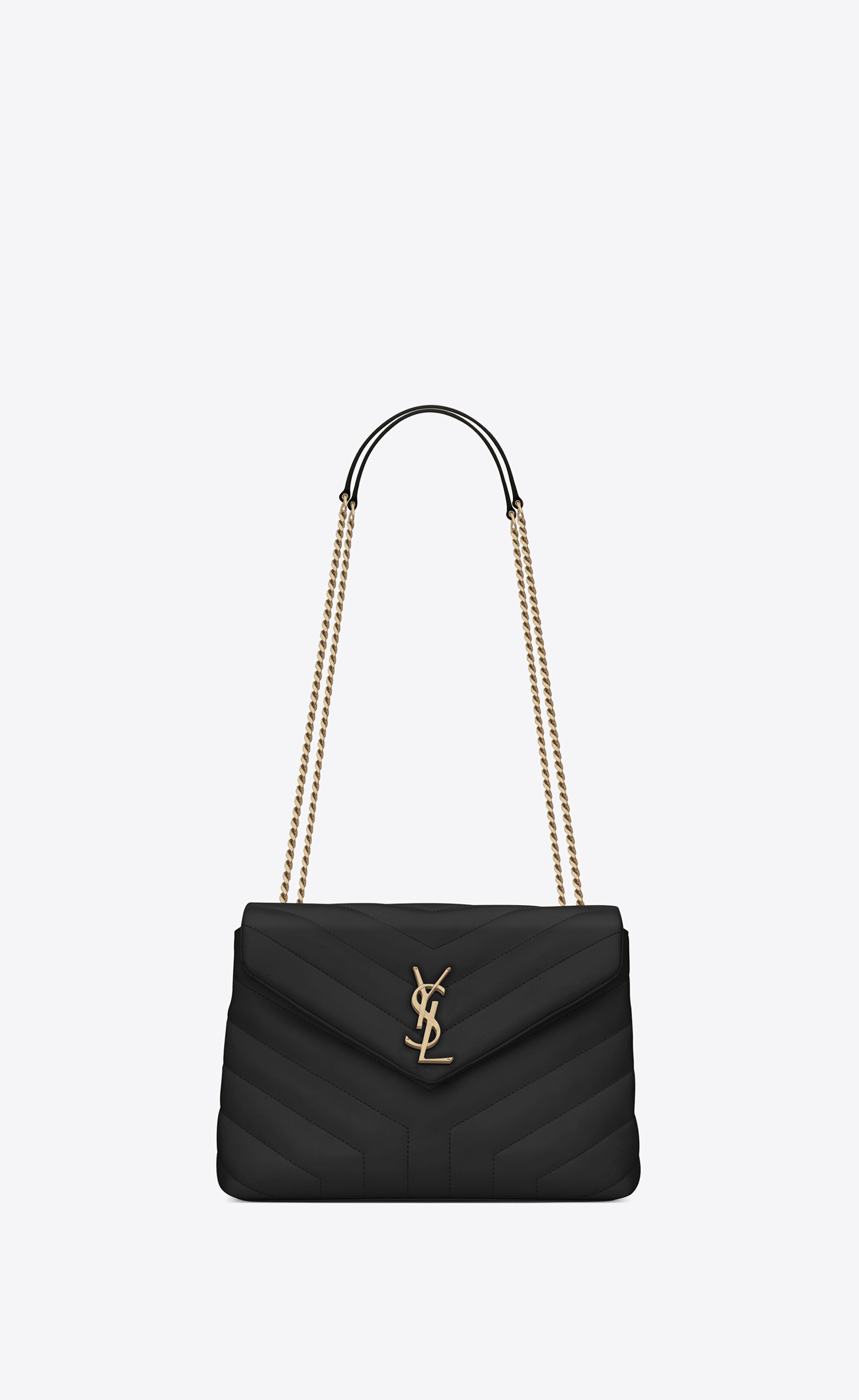 SAINT LAURENT Loulou small quilted leather shoulder bag