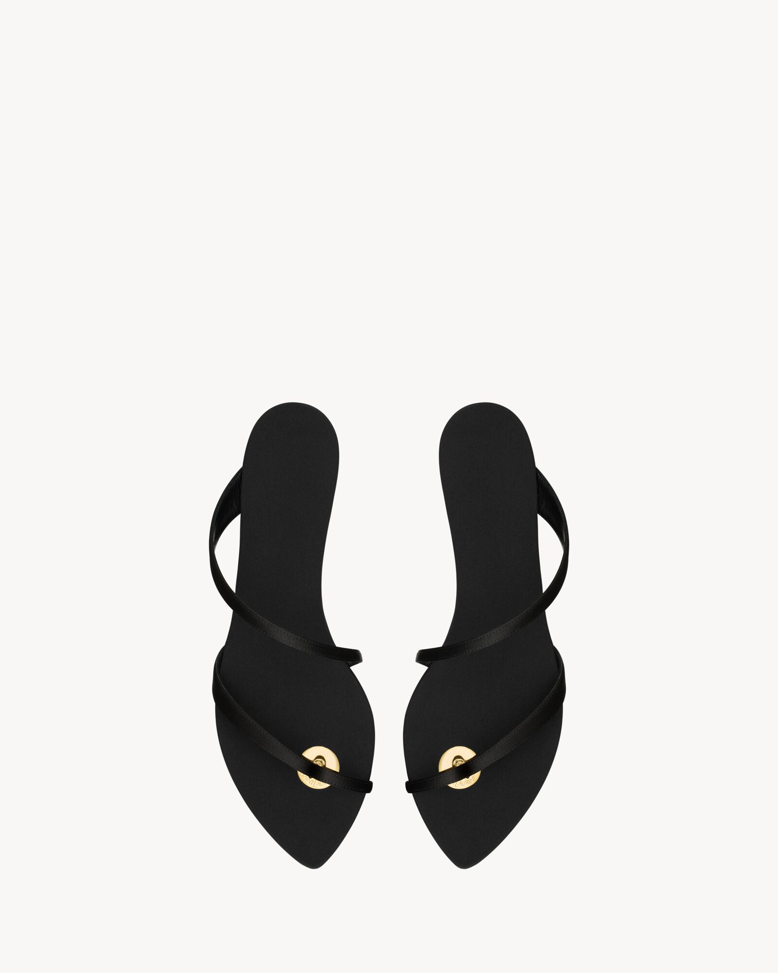 【関税込み】SAINT LAURENT TANGER SANDALS IN SATIN SAINT LAURENT Tanger satin sandals | NET-A-PORTER
