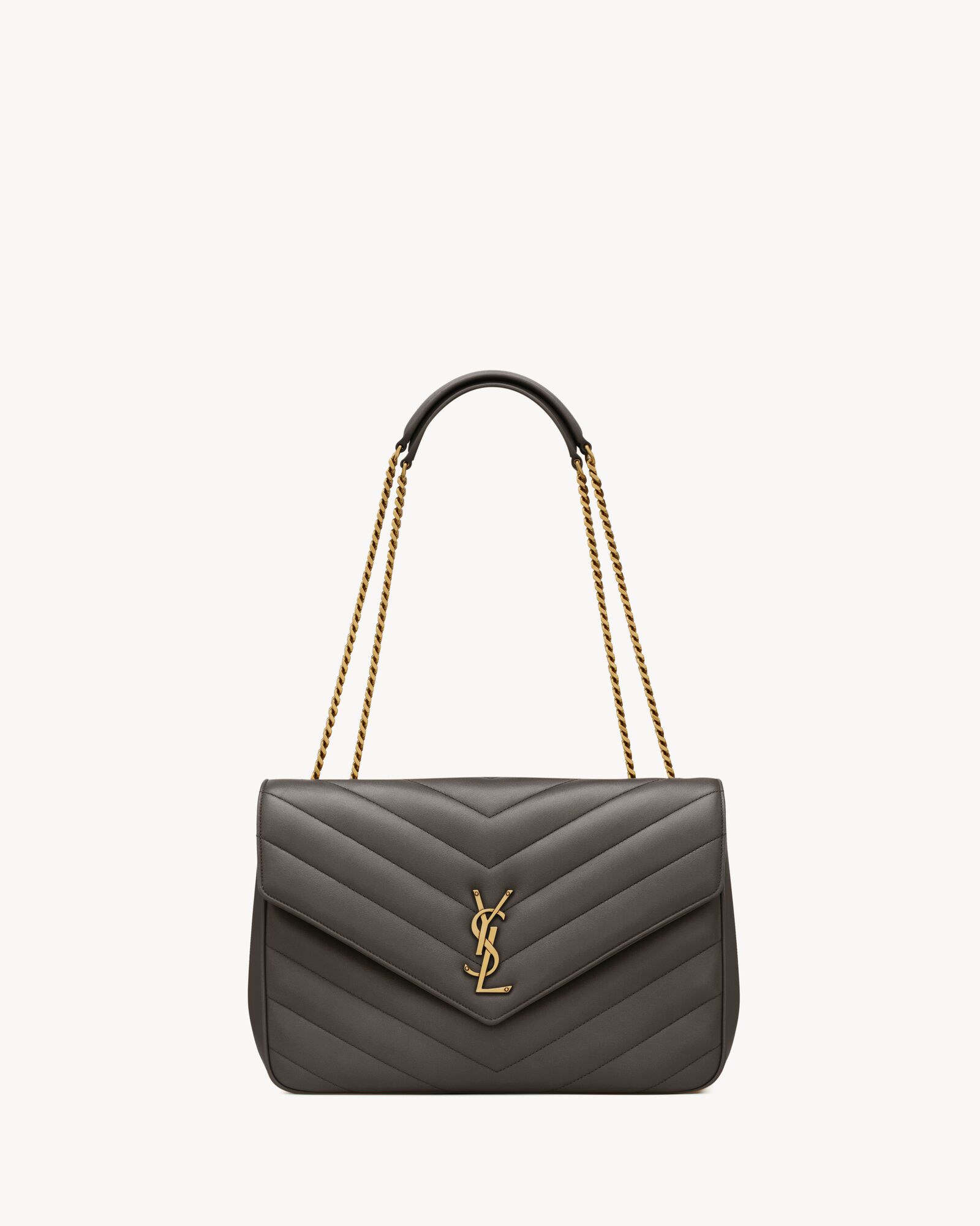 LOULOU large in MATELASSÉ lambskin — 803541AAEAX1997