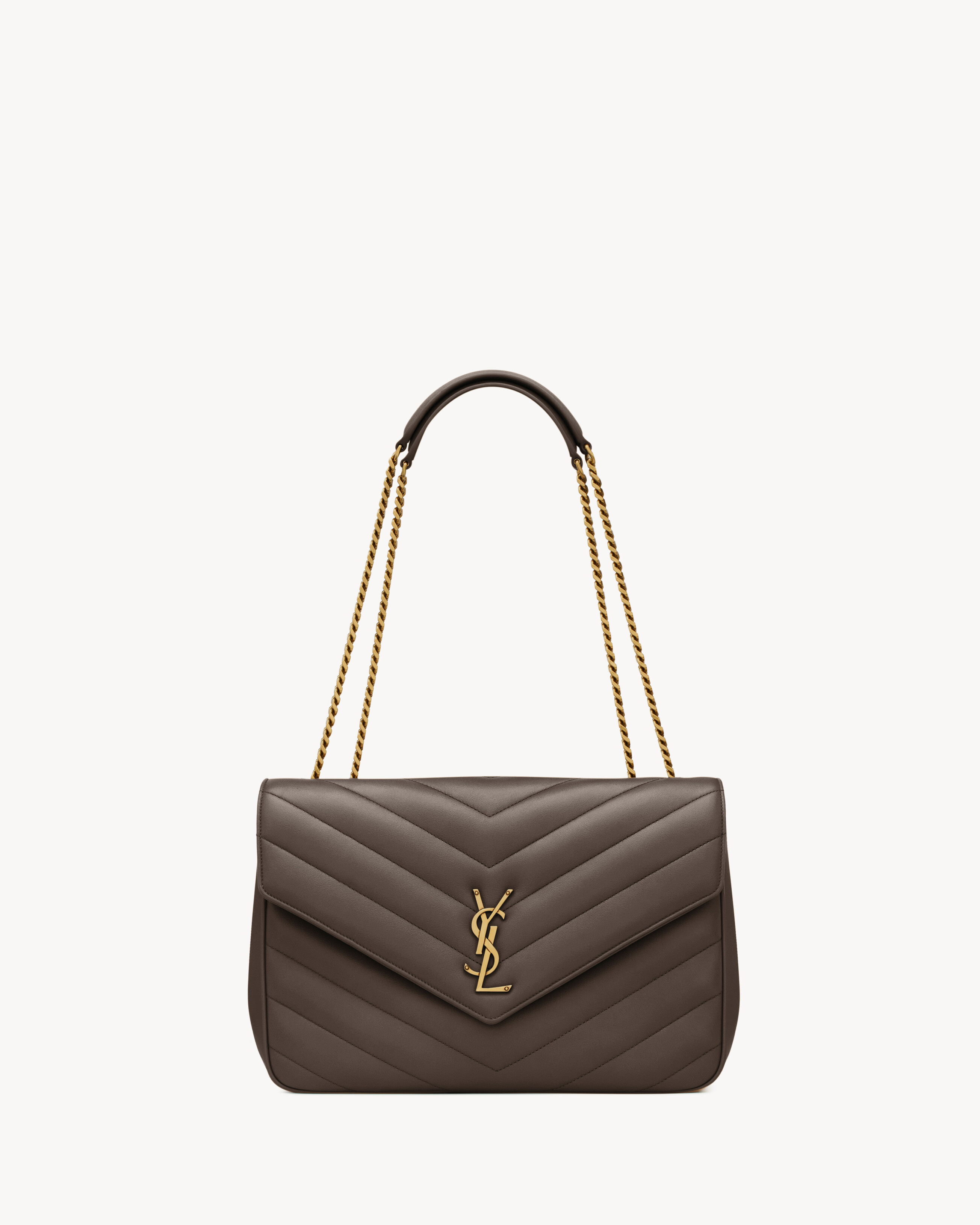 LOULOU large in MATELASSÉ lambskin
