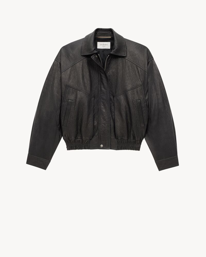 bomber jacket in lambskin