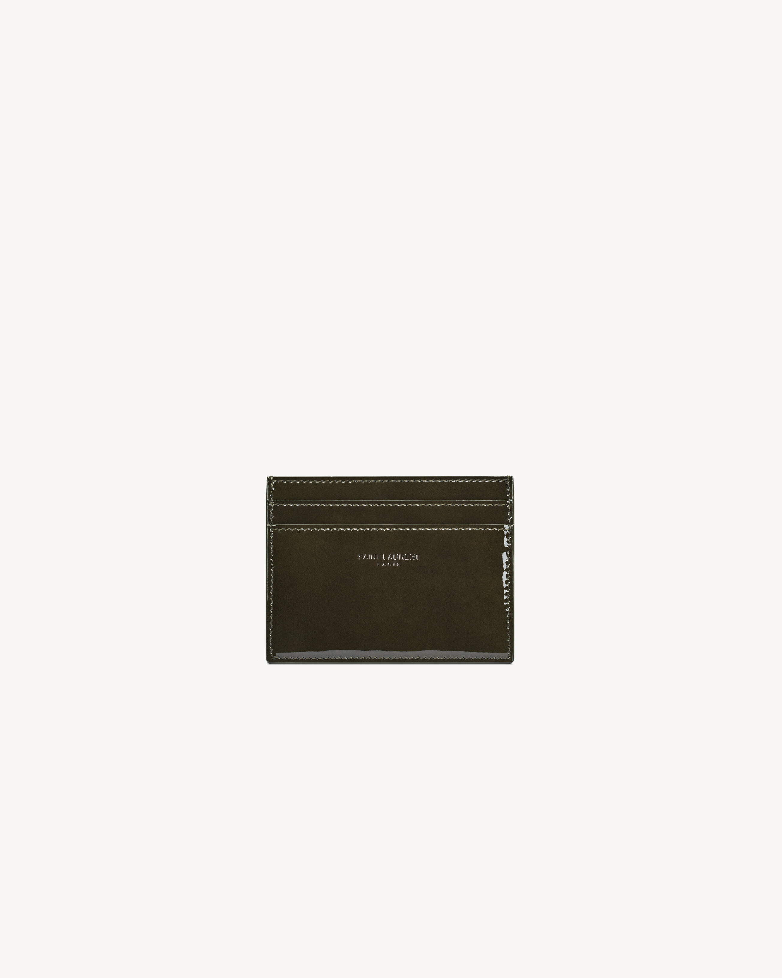 SAINT LAURENT PARIS Kartenetui aus Lackleder