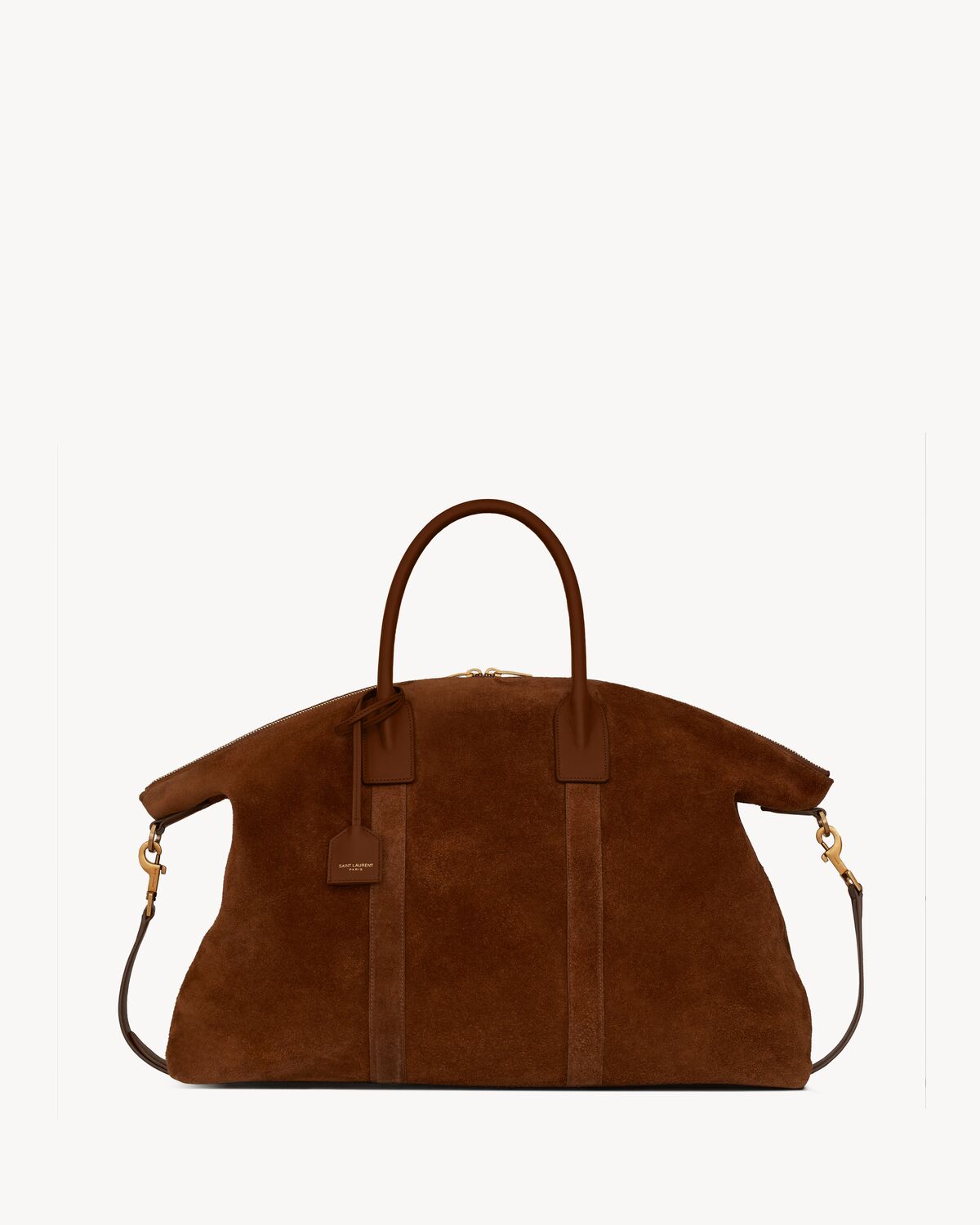 GIANT BOWLING bag in suede