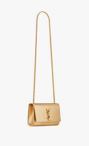 Yves Saint Laurent Metallic Gold Kate Bag