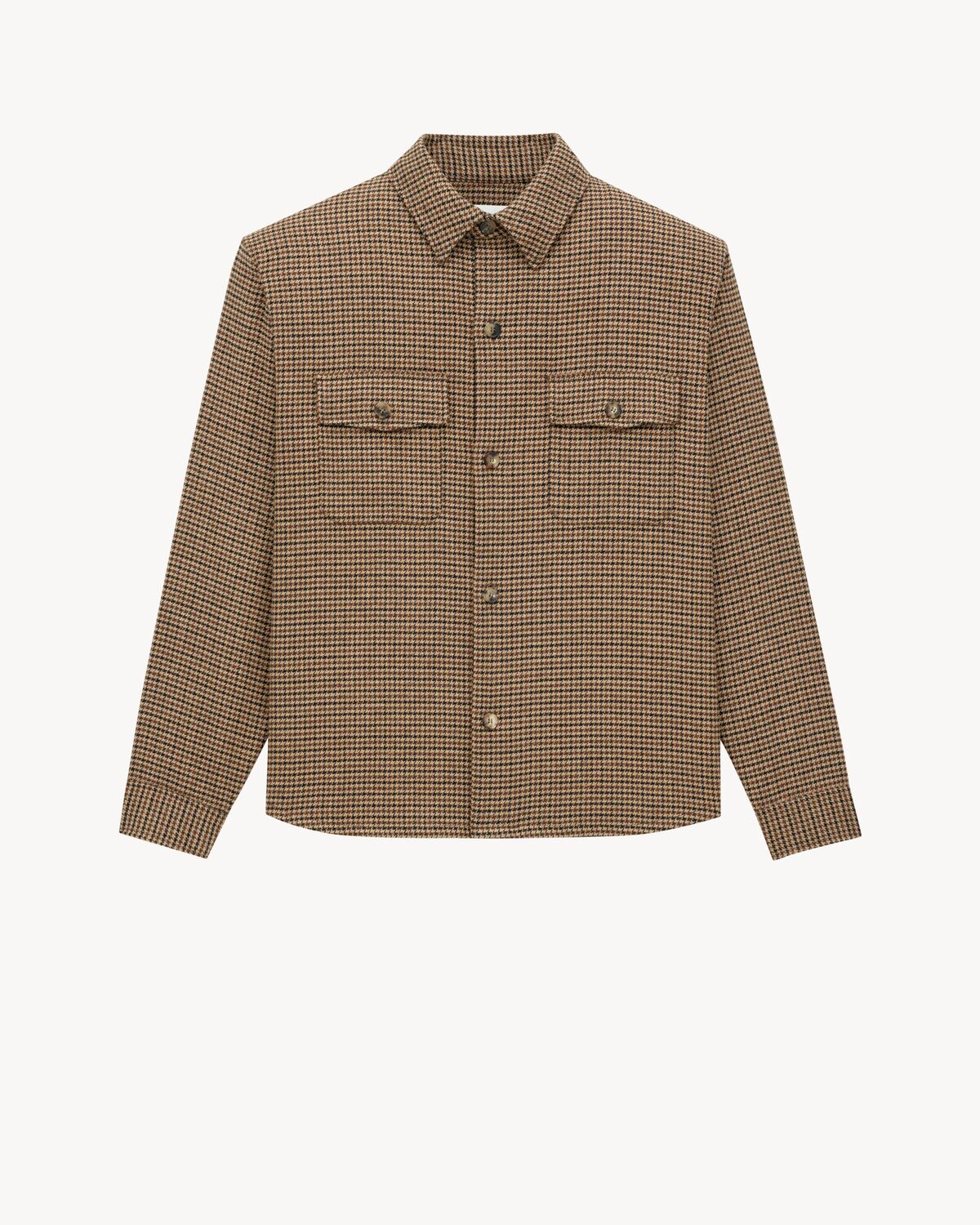 overshirt in puppy tooth