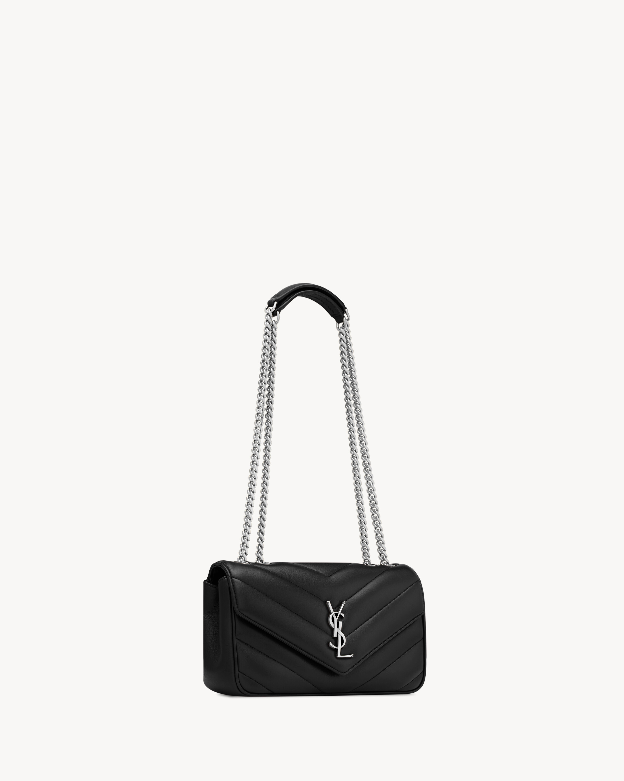 LOULOU small in MATELASSÉ lambskin