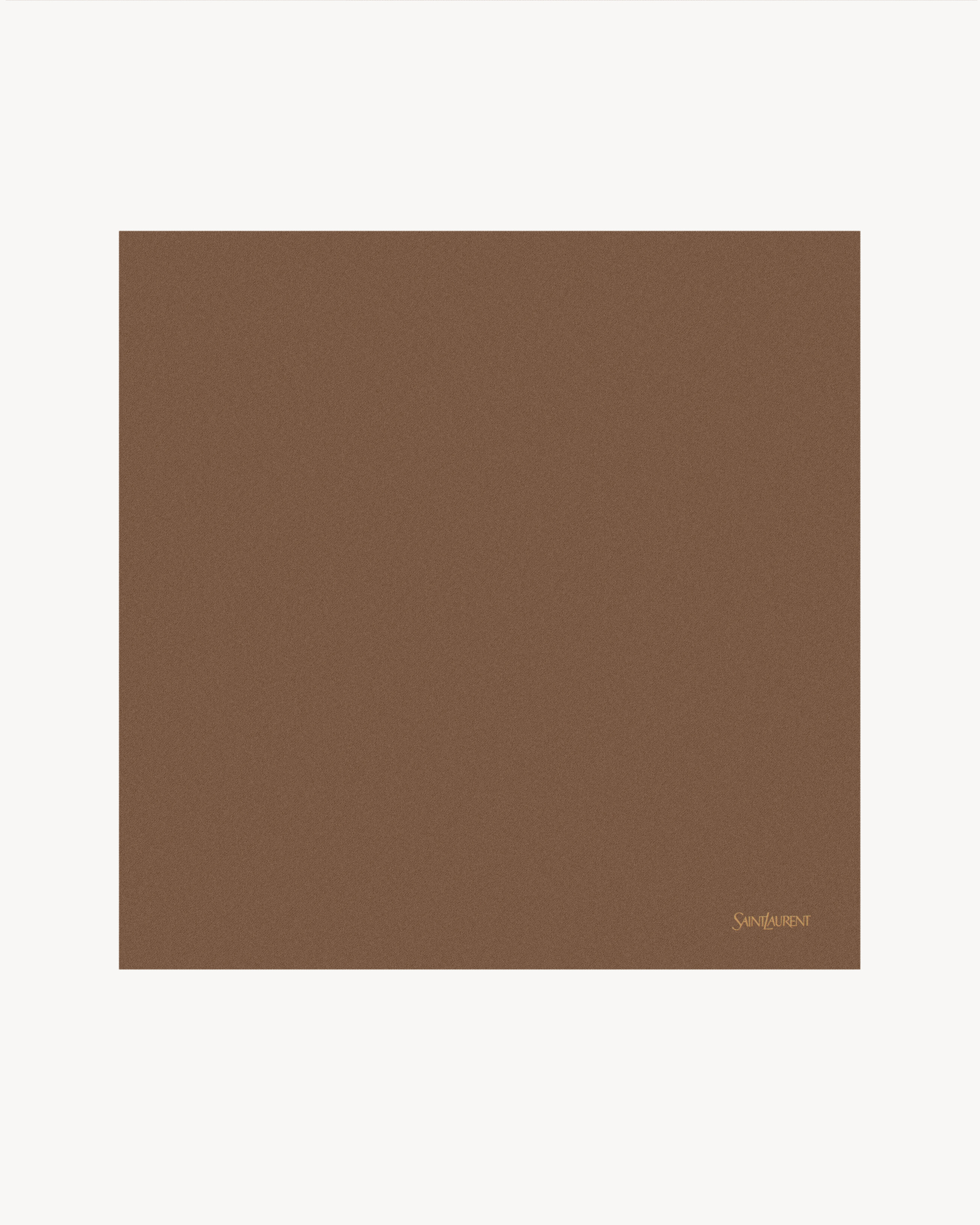 SAINT LAURENT pocket square in silk twill