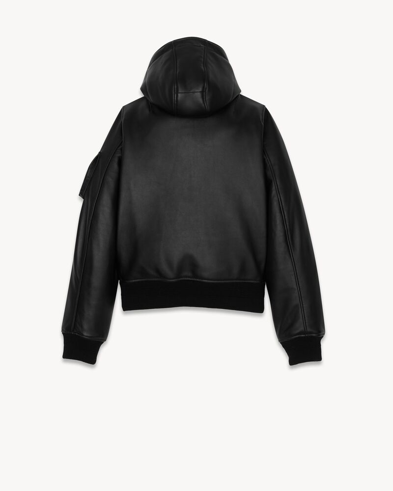 Schott bomber jacket in smooth leather | Saint Laurent | YSL.com