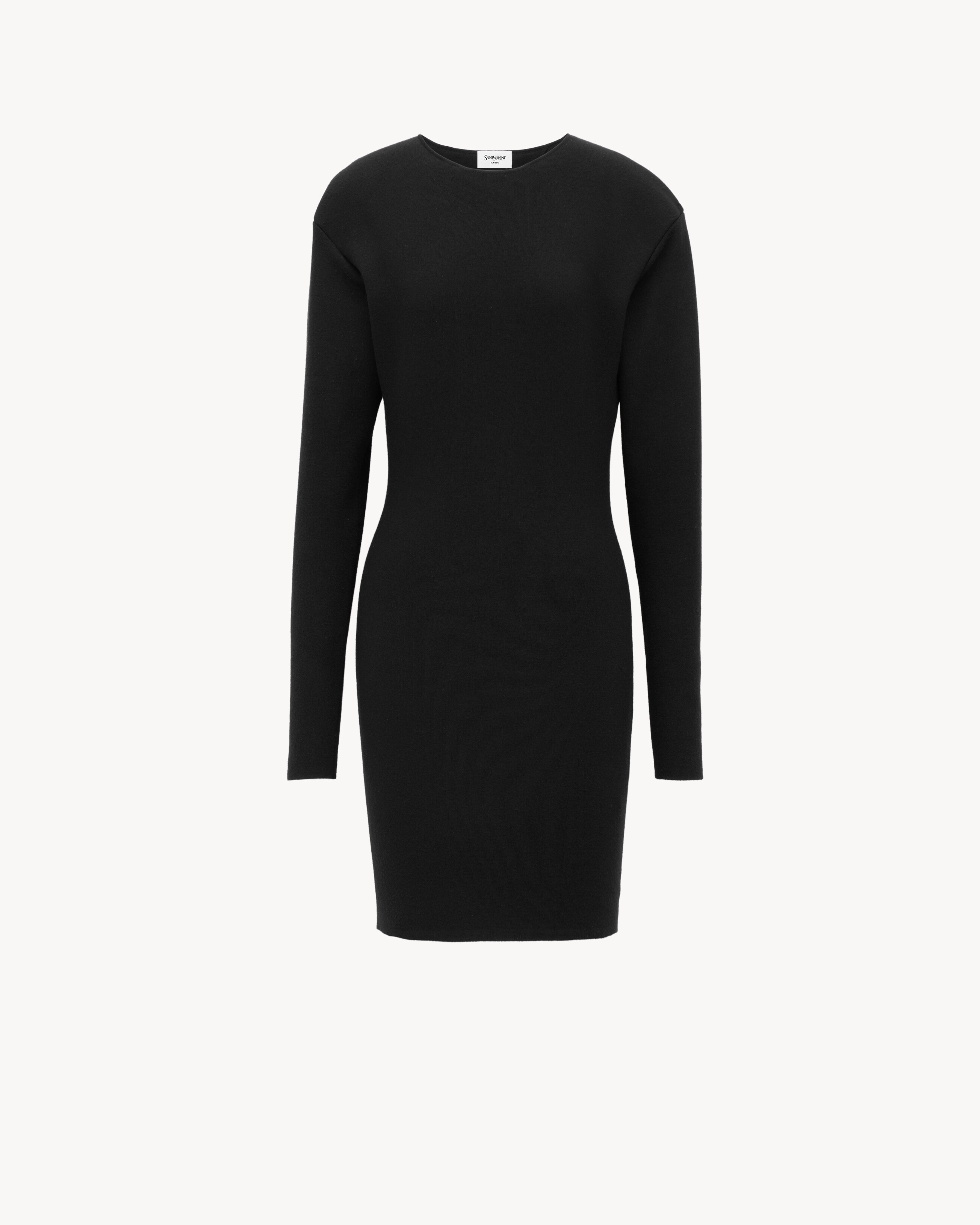 Robe pull en maille double-face