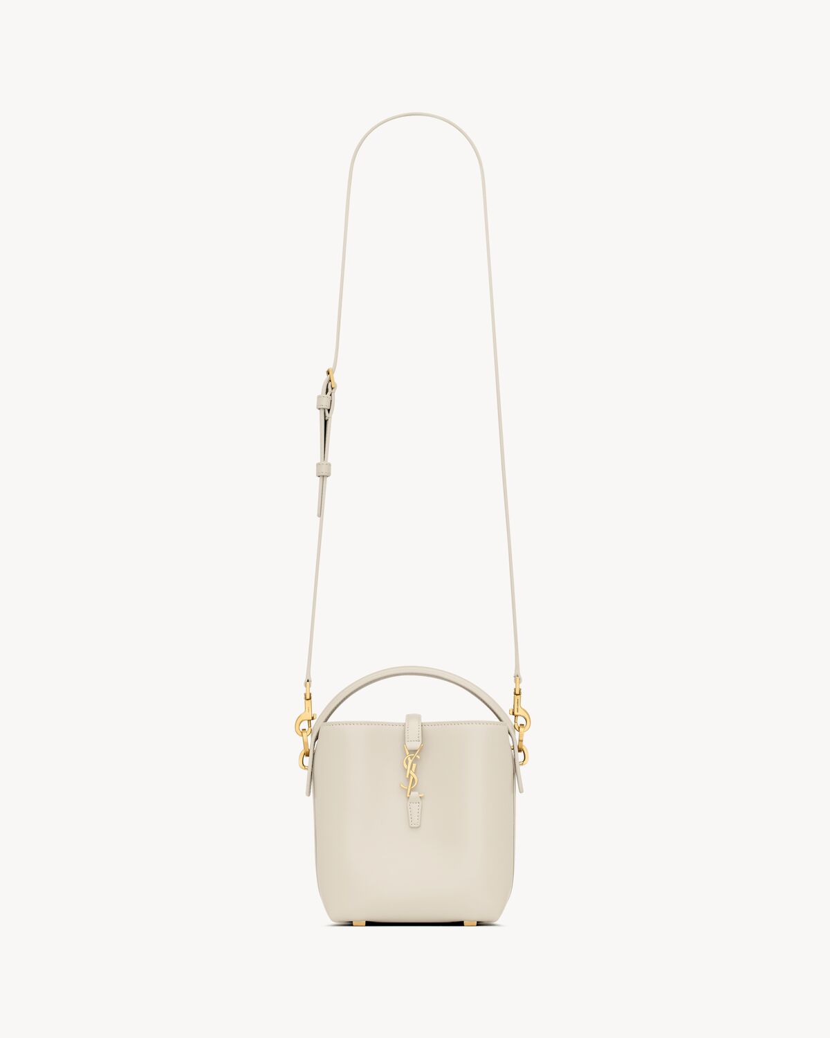 생로랑 샤이니 가죽 소재의 LE 37 미니 토트백 7658702R20W9207