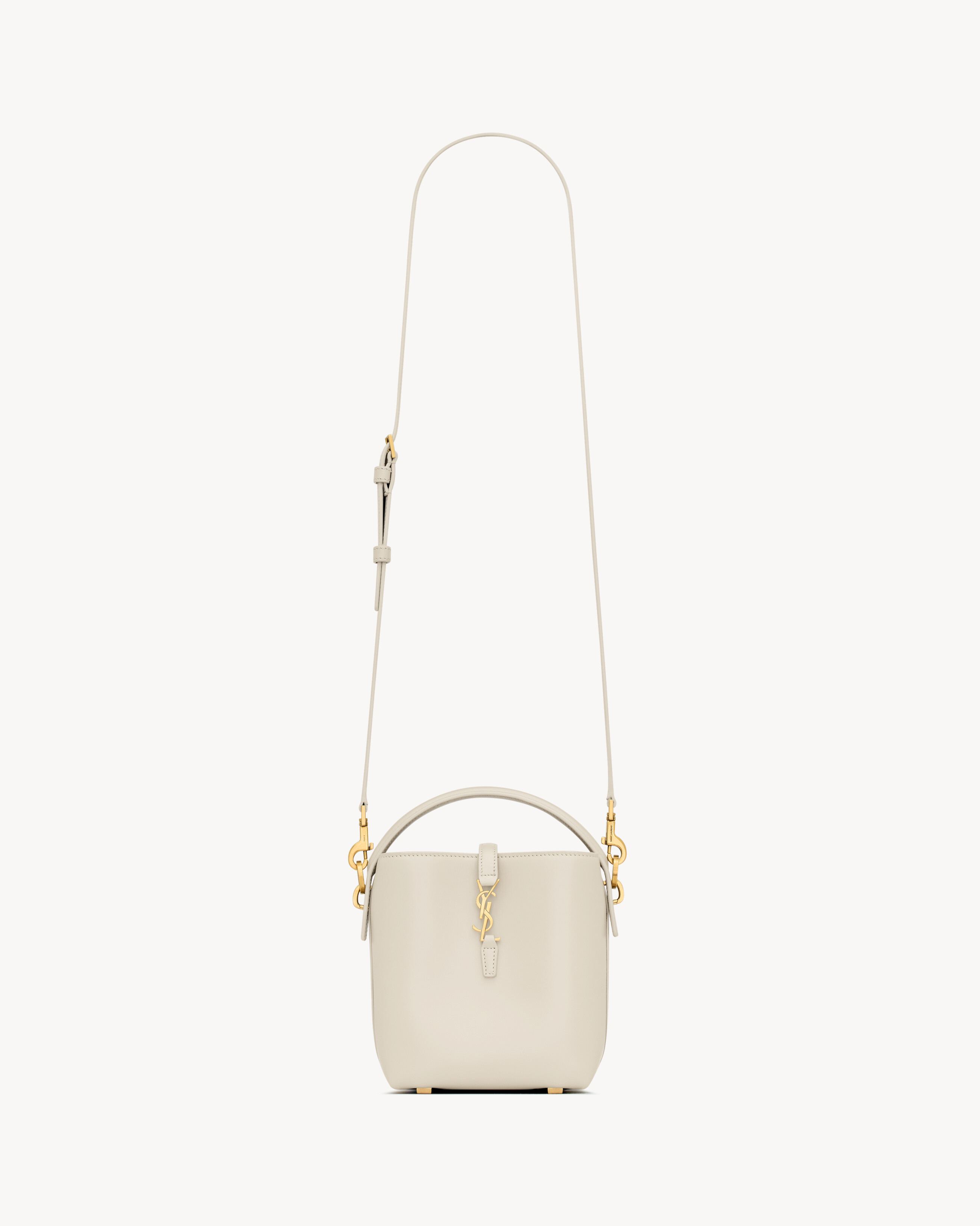 LE 37 Mini-Tasche aus glänzendem Leder