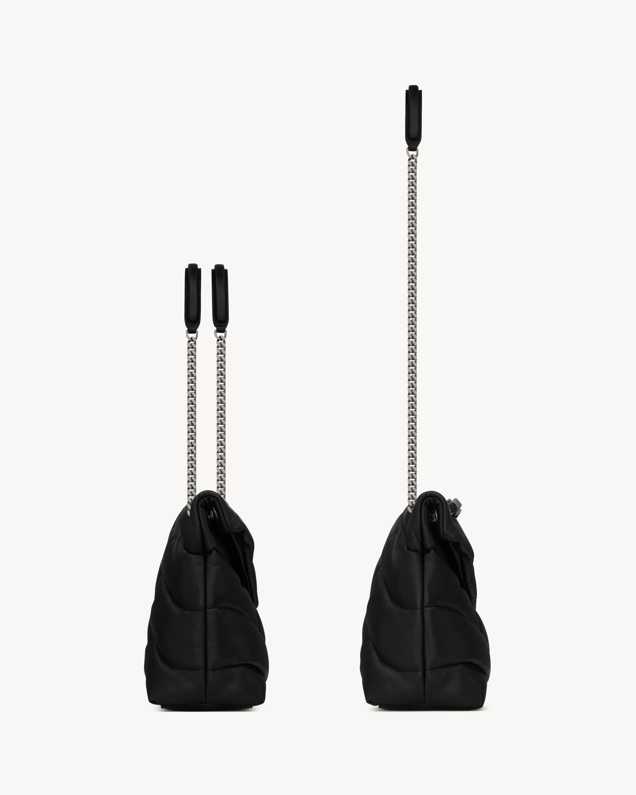 PUFFER medium en cuir nappa