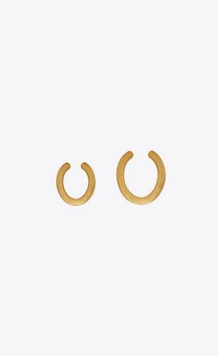 v形金屬耳環