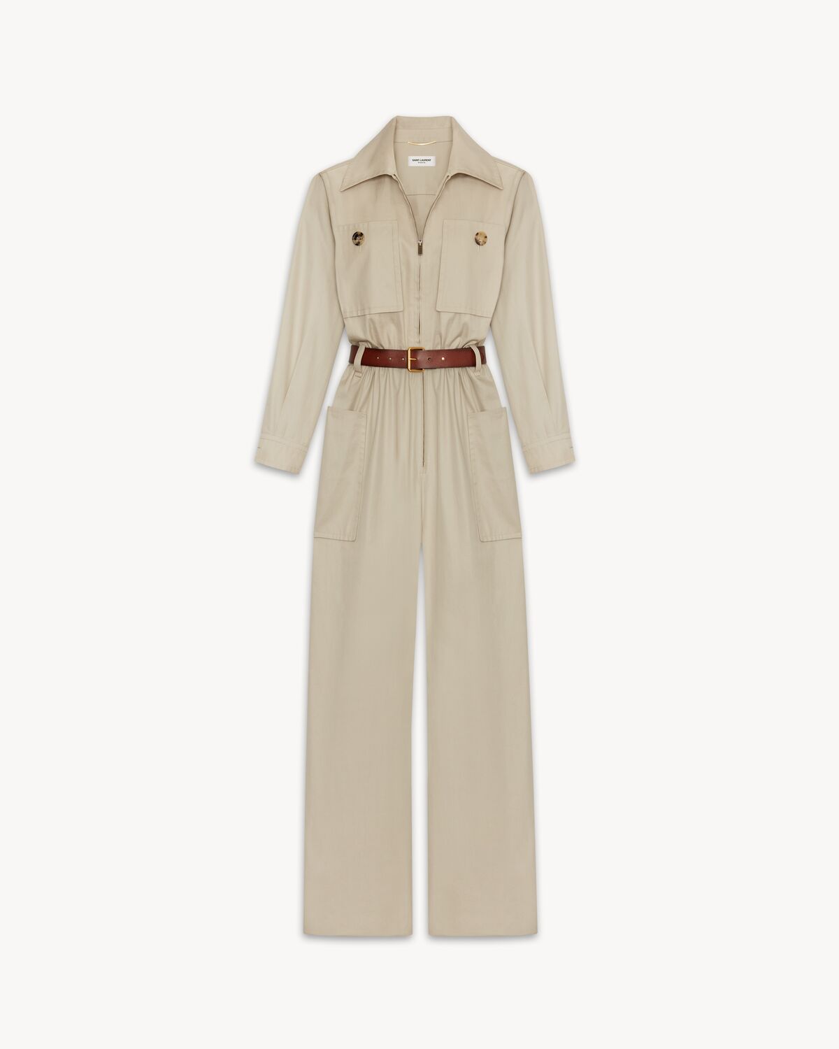 jumpsuit in cotton twill