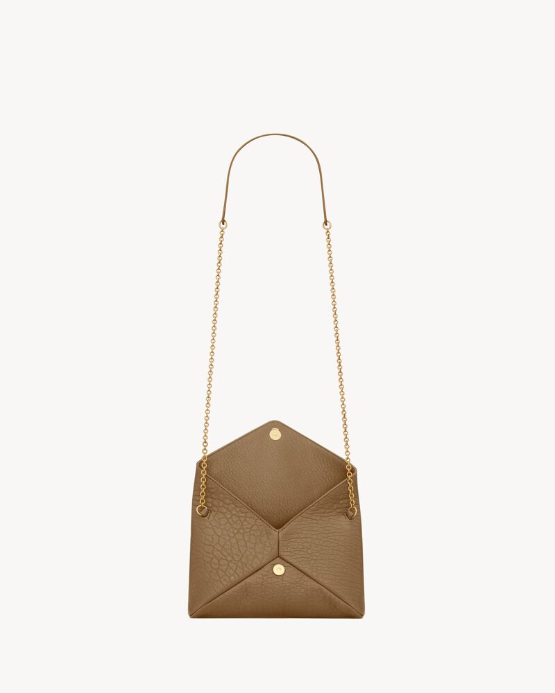 CASSANDRE Clutch mit Kette aus Lammleder