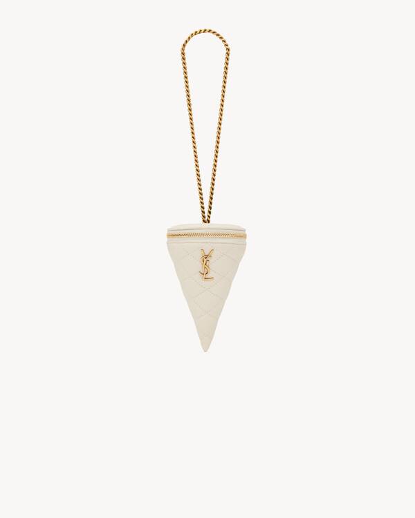 micro cone in lambskin